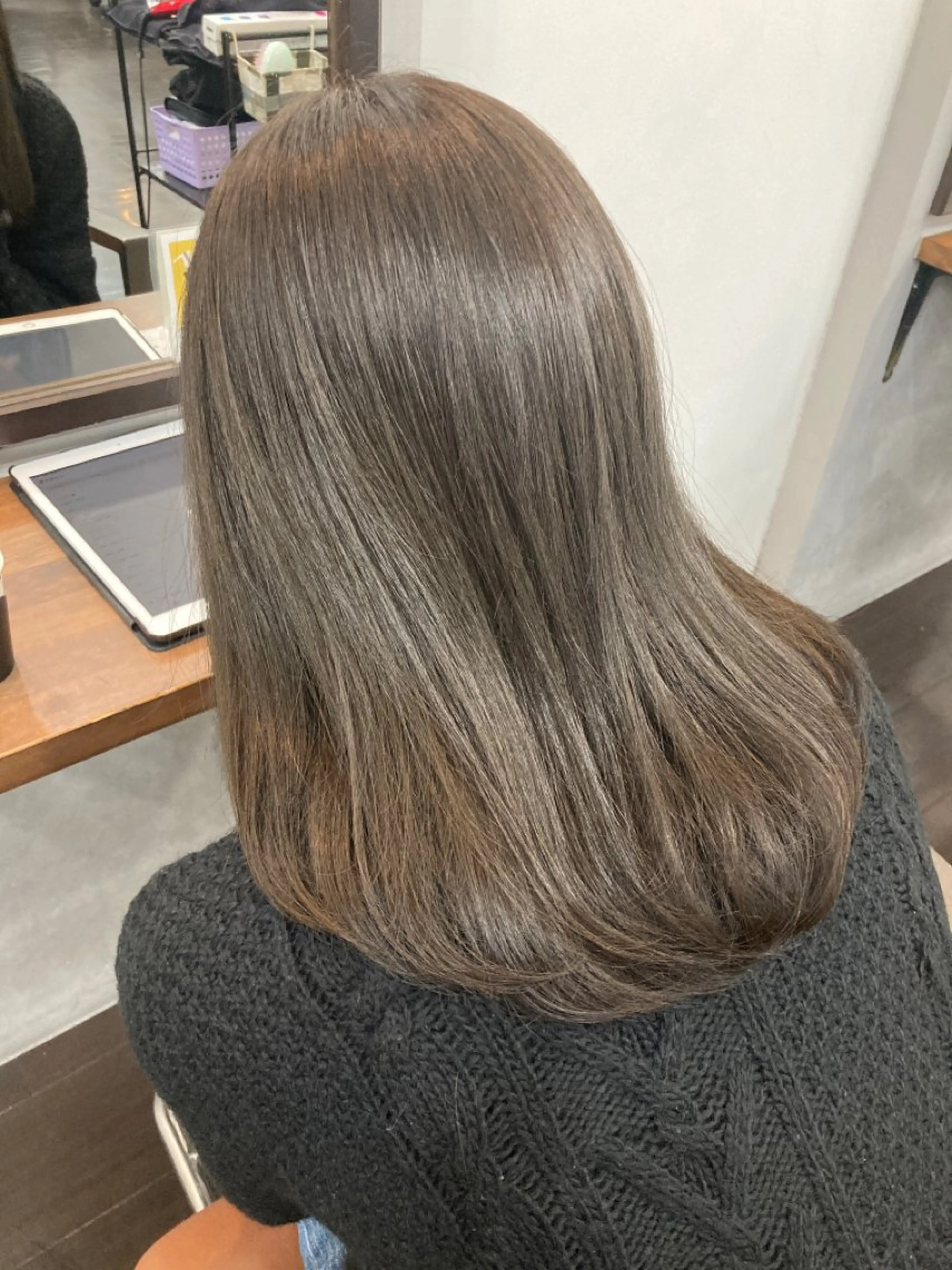 ミディアム ヘアカラー トリートメント 🌸栄/髪質改善 透明感/ムラカミ🌸のヘアスタイル