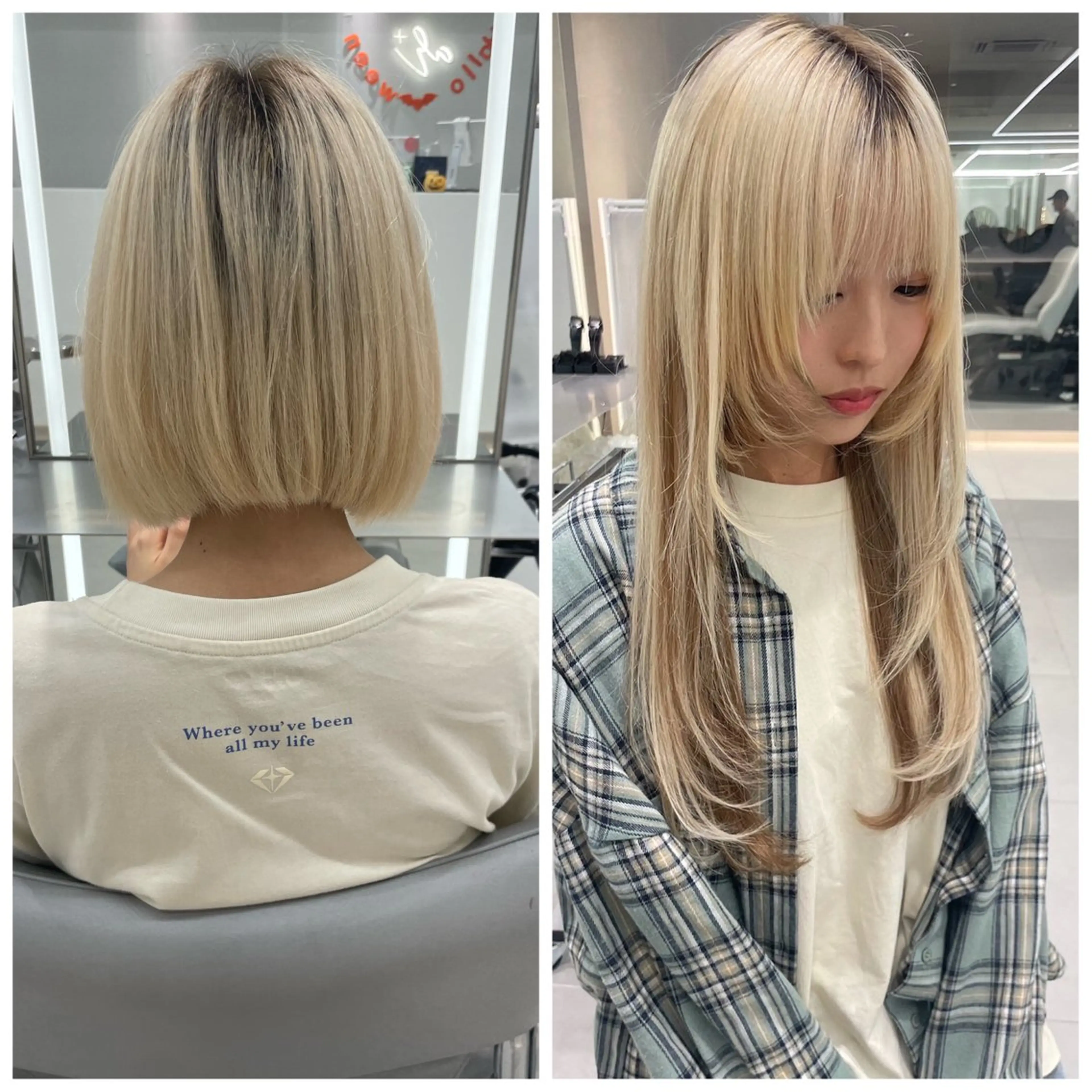 ロング エクステ ヘアセット🎀耳つぼ 👂💎MONAMIのヘアスタイル
