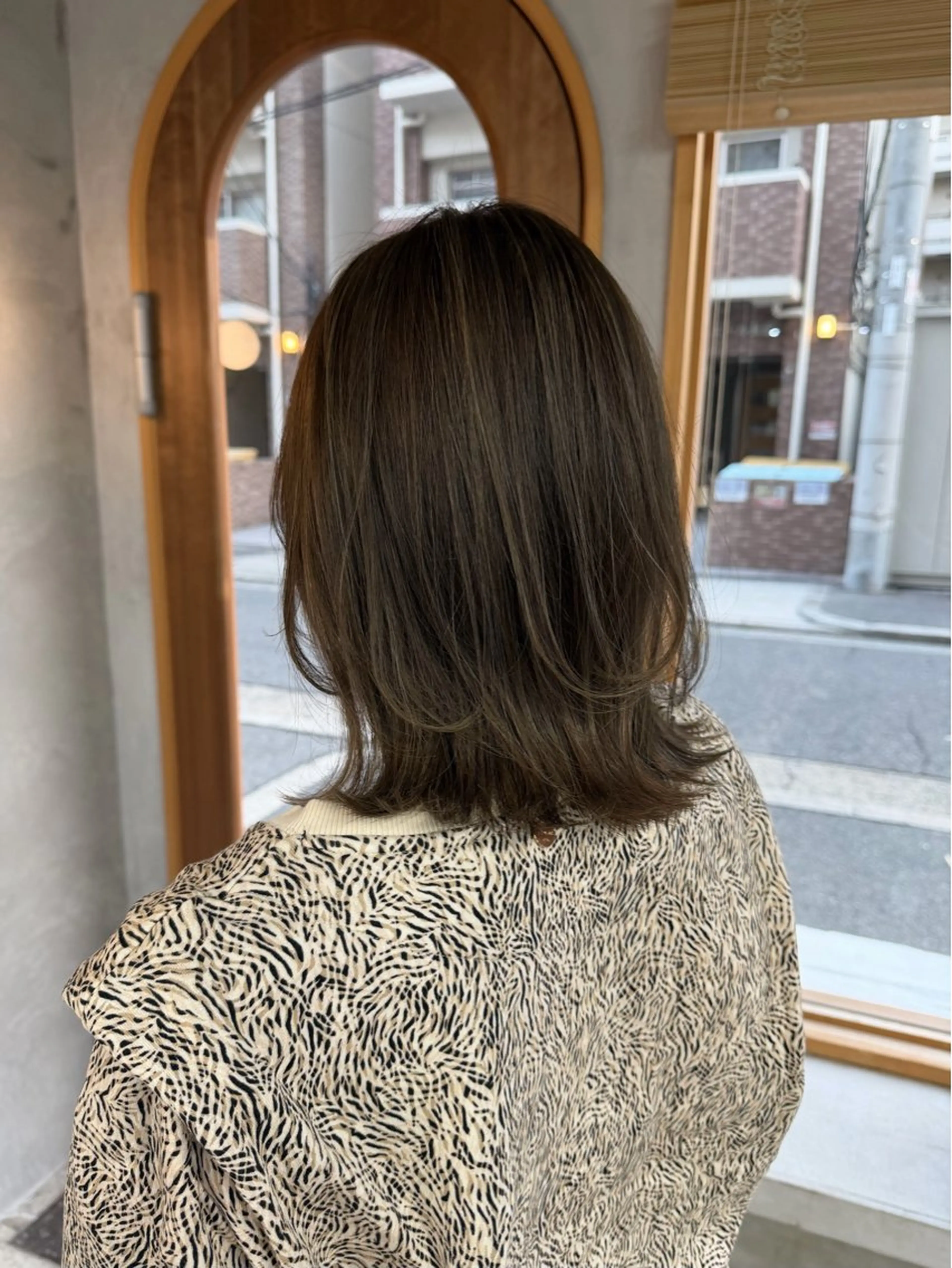 ミディアム カラー ハイライトカラー ハイライト カット ヘアカラー ボブ支持率NO1 🌈CHIKAのヘアスタイル