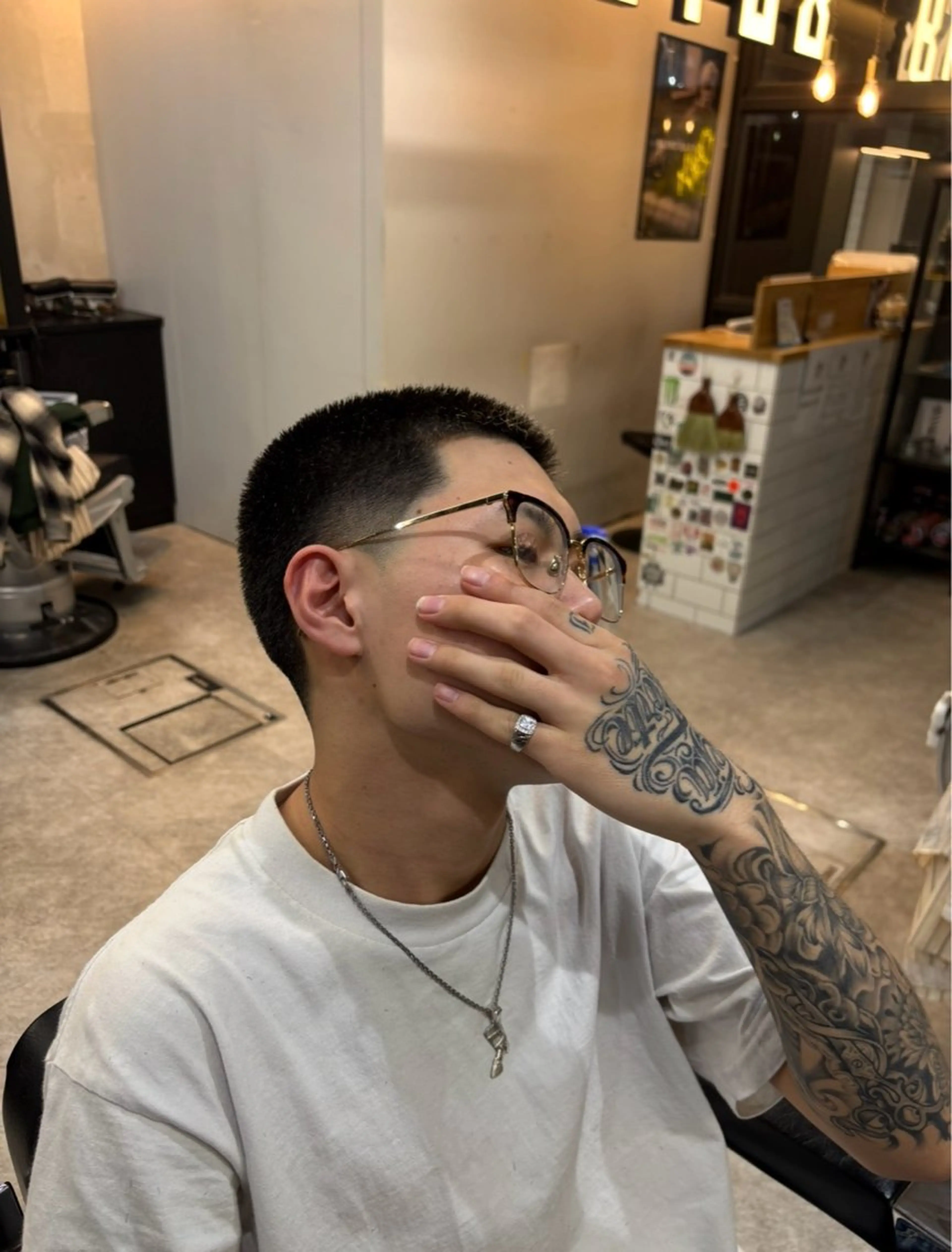 ショート メンズ 森谷 迅のヘアスタイル