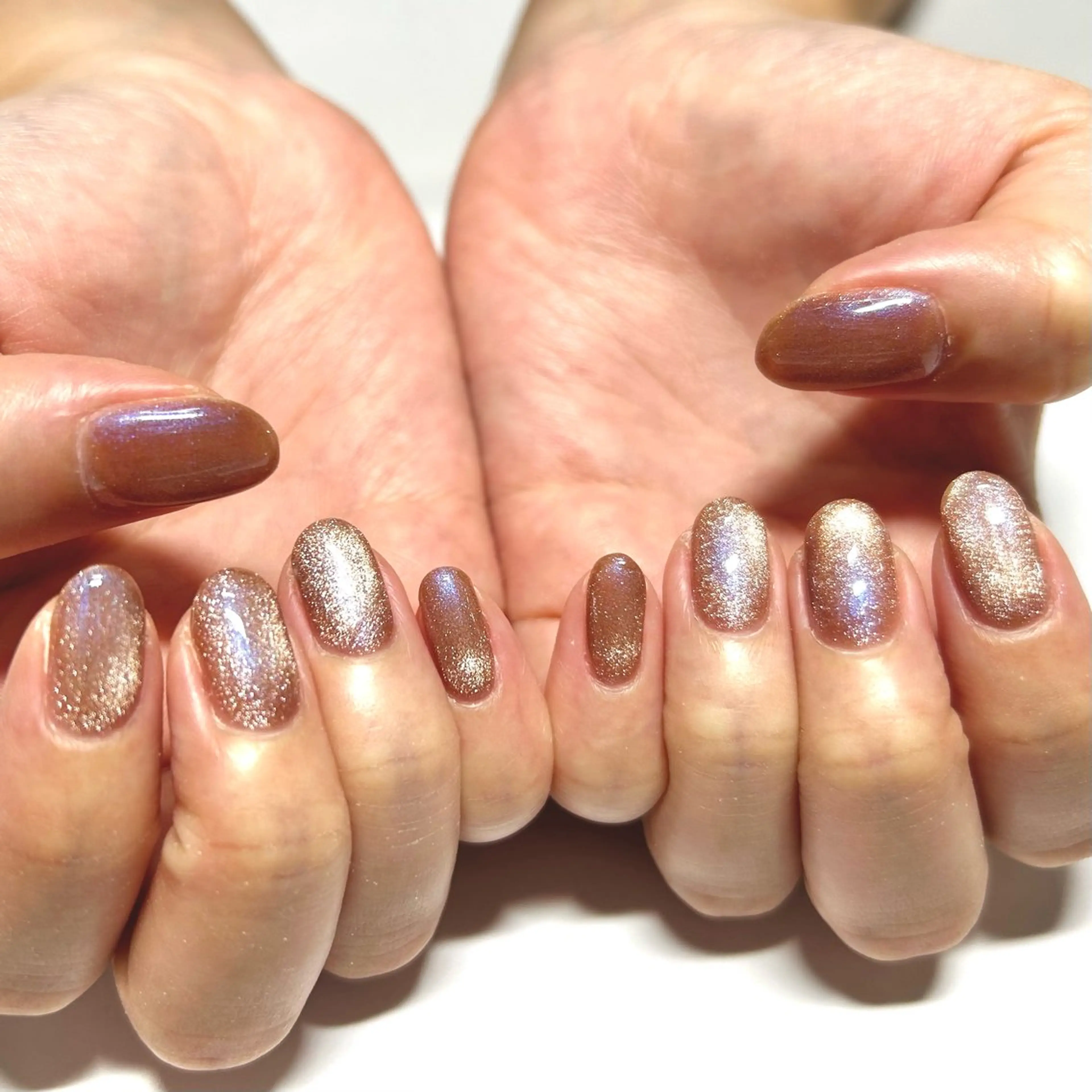 ネイル ハンドネイル 0203ムニムサン 💙Mihoのネイルデザイン