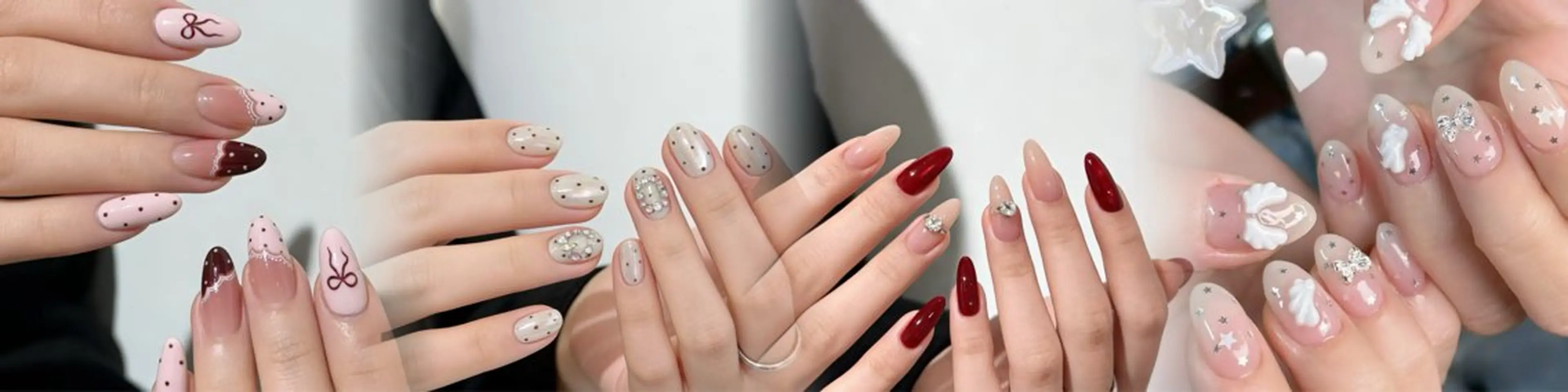 ネイル オーロラネイル チークネイル 長さ出し フットネイル フレンチネイル ハンドネイル J&C Nail Salon吉祥寺所属・Yu Ki ネイルのネイルデザイン