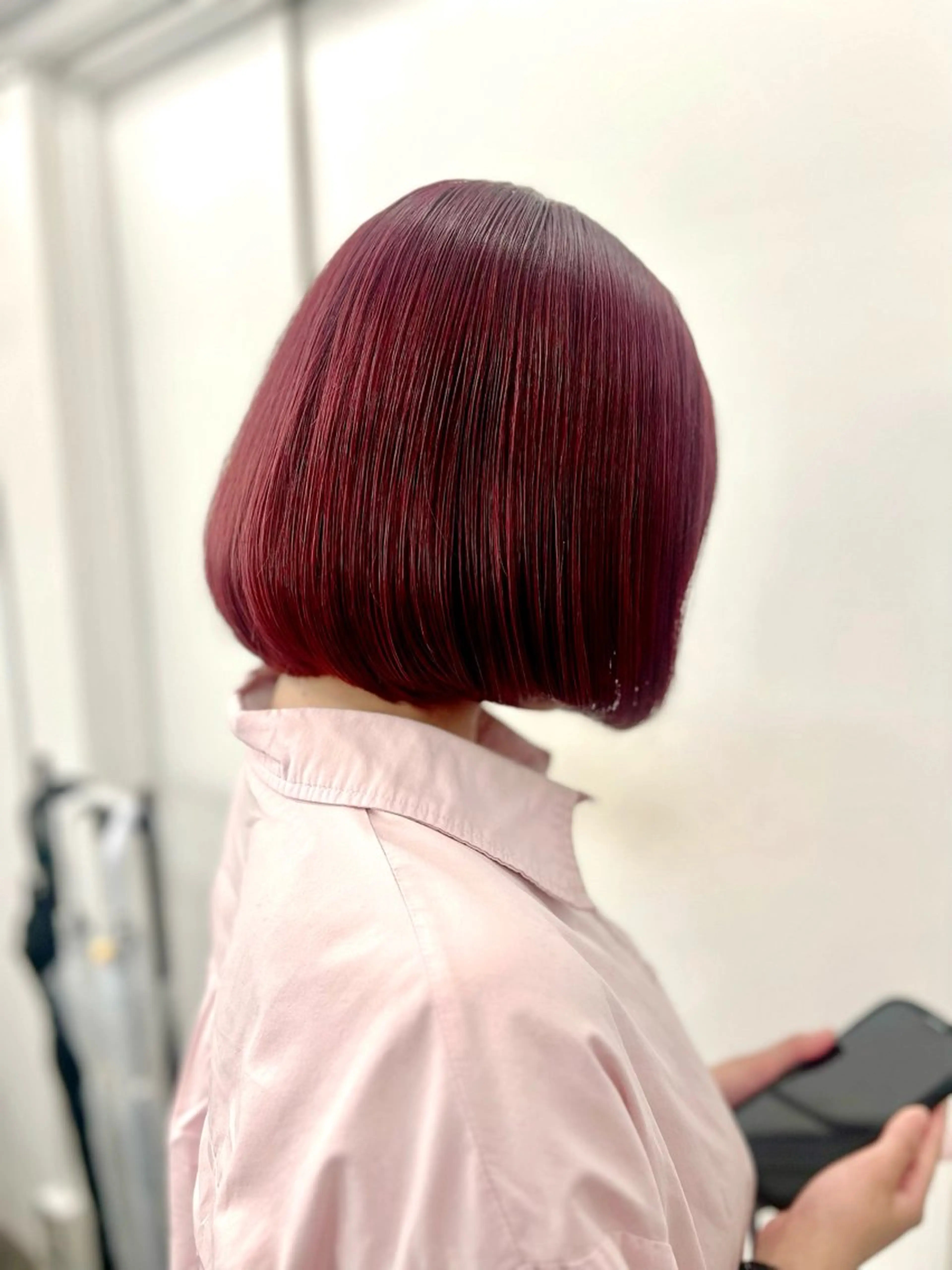 ミディアム カラー レッドカラー カット ヘアカラー 透明感カラー特化🫧 ADLLA.栗原🦋のヘアスタイル