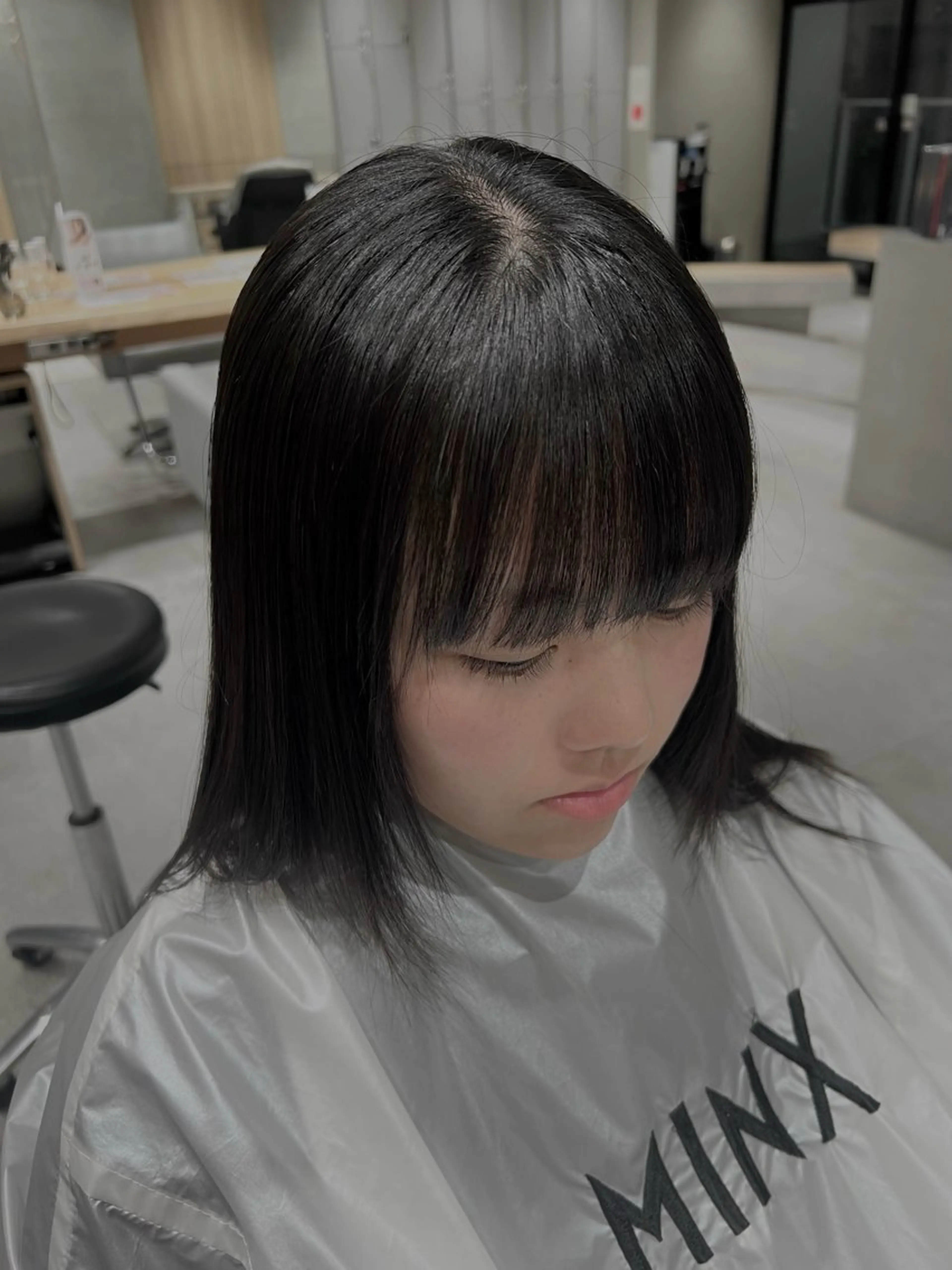 パーマ 縮毛矯正 MINX momokaのヘアスタイル