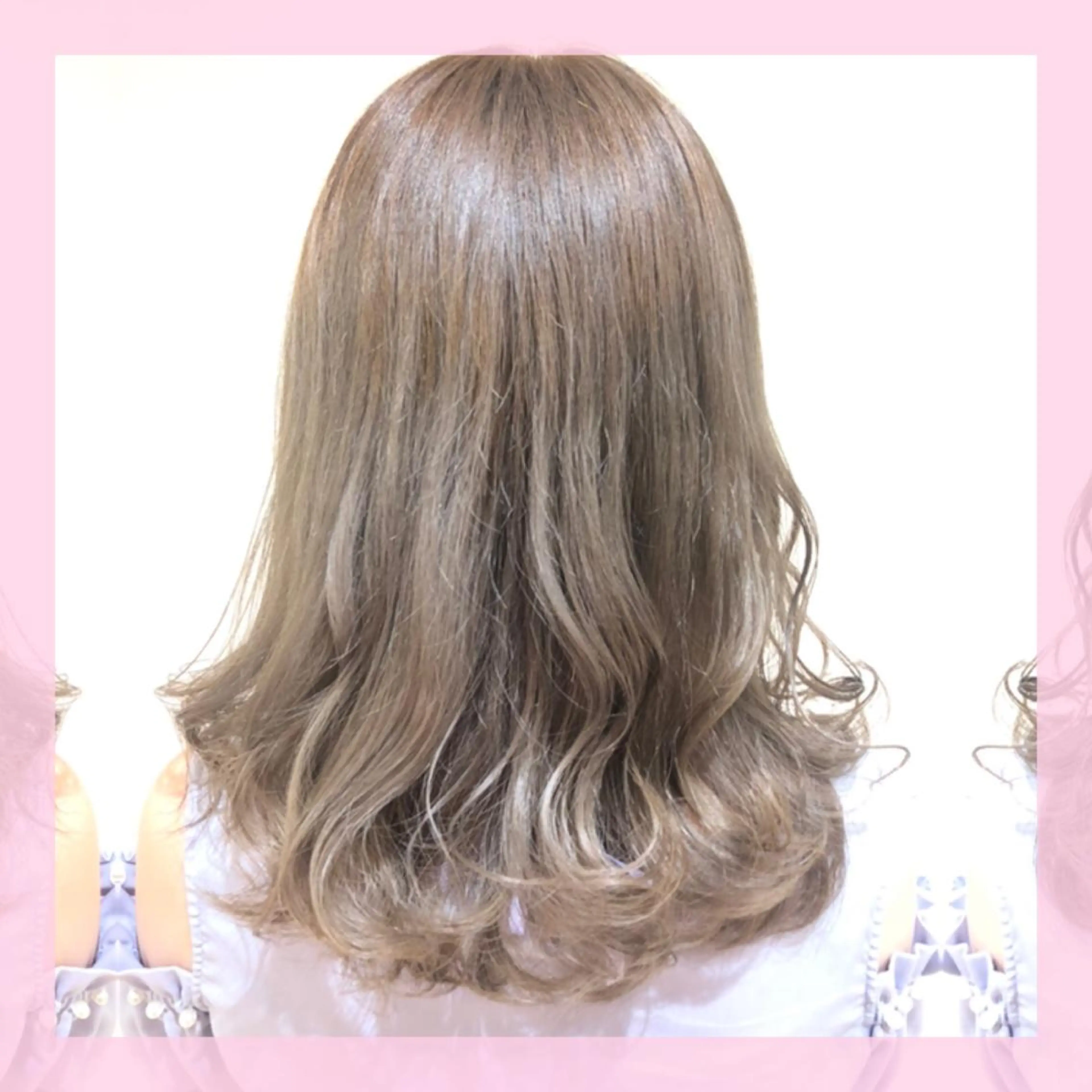 ミディアム カラー 🍒前川 🍒のヘアスタイル