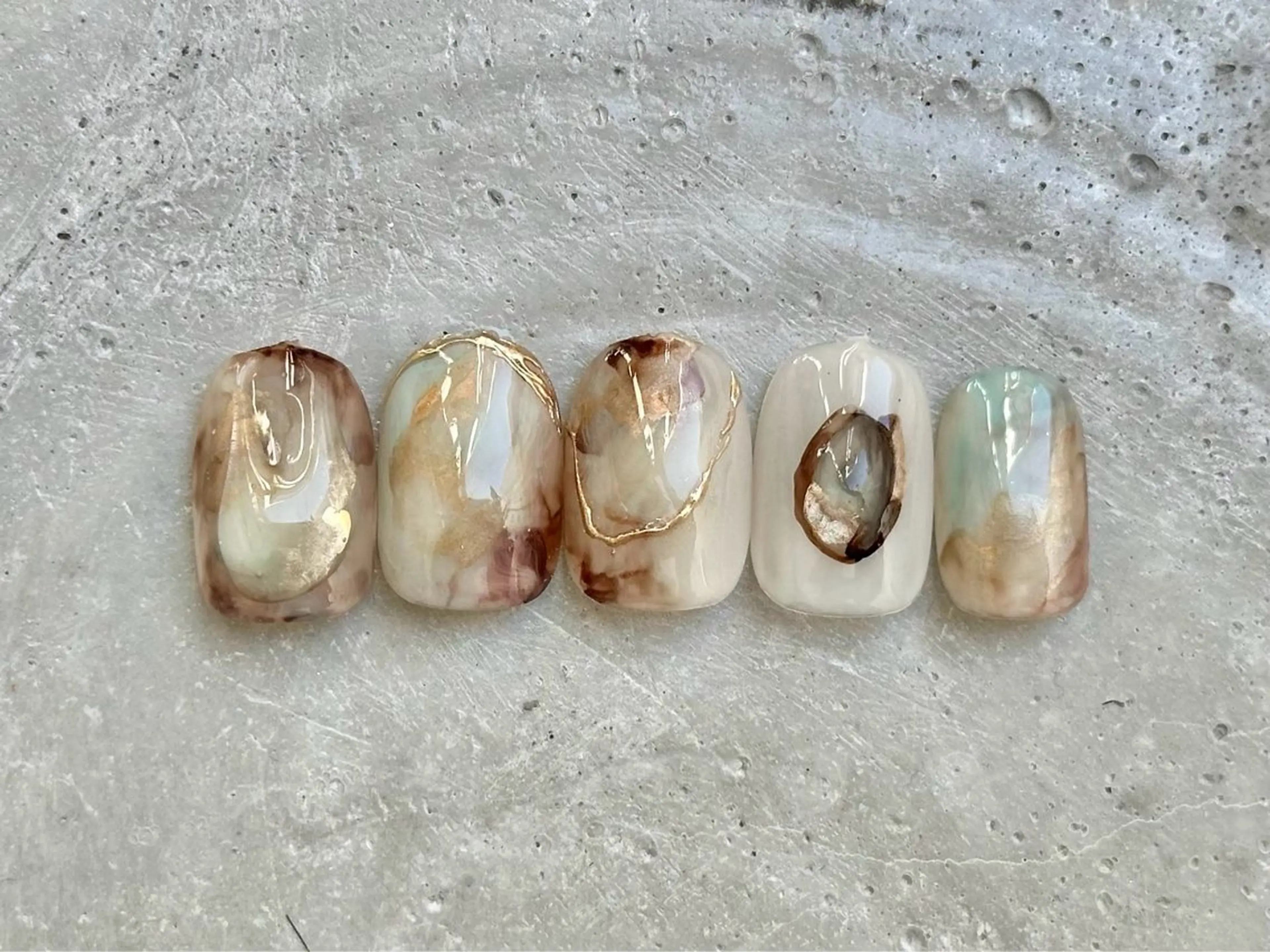 定額ニュアンスネイル7700円→3300円☆オフ無料の写真