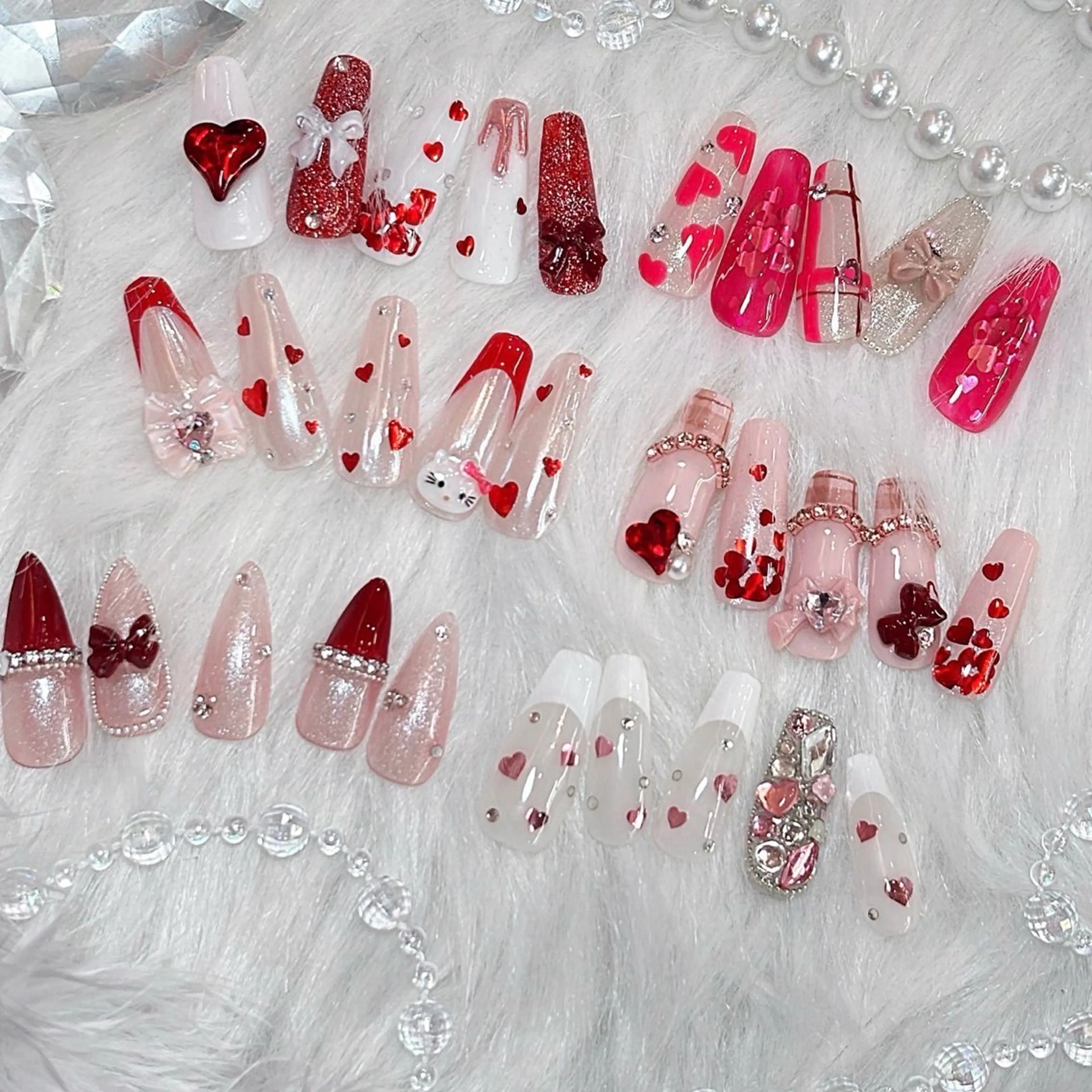 【自爪】🎀アート10本やり放題<ストーン無料>(写真持ち込みok）9500➡️8800の写真