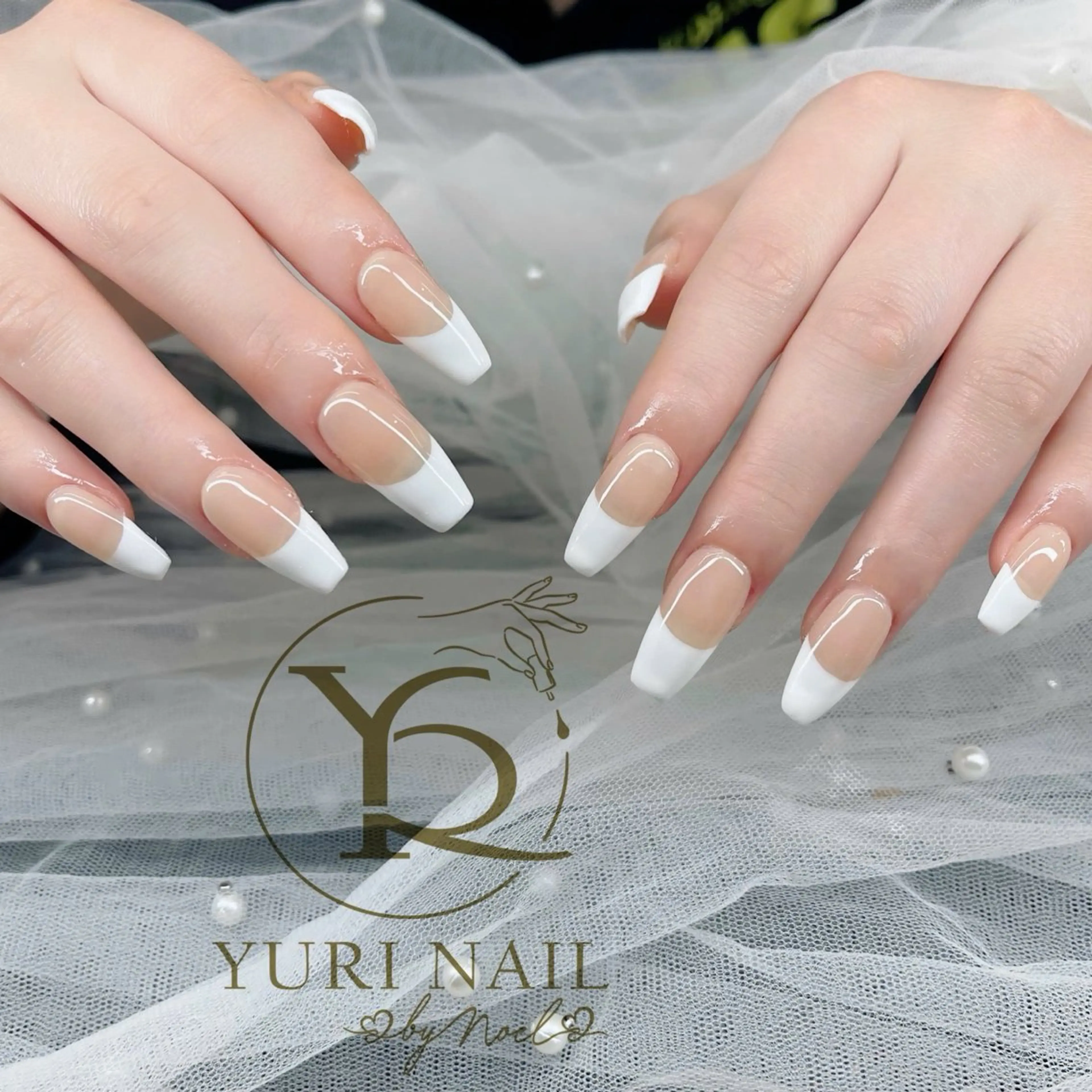 ネイル チークネイル フットネイル フレンチネイル グラデーション キラキラネイル ハンドネイル フットネイル ハンドケア YURI Nail Salon Funabashi所属・YURI Nail Funabashiのネイルデザイン