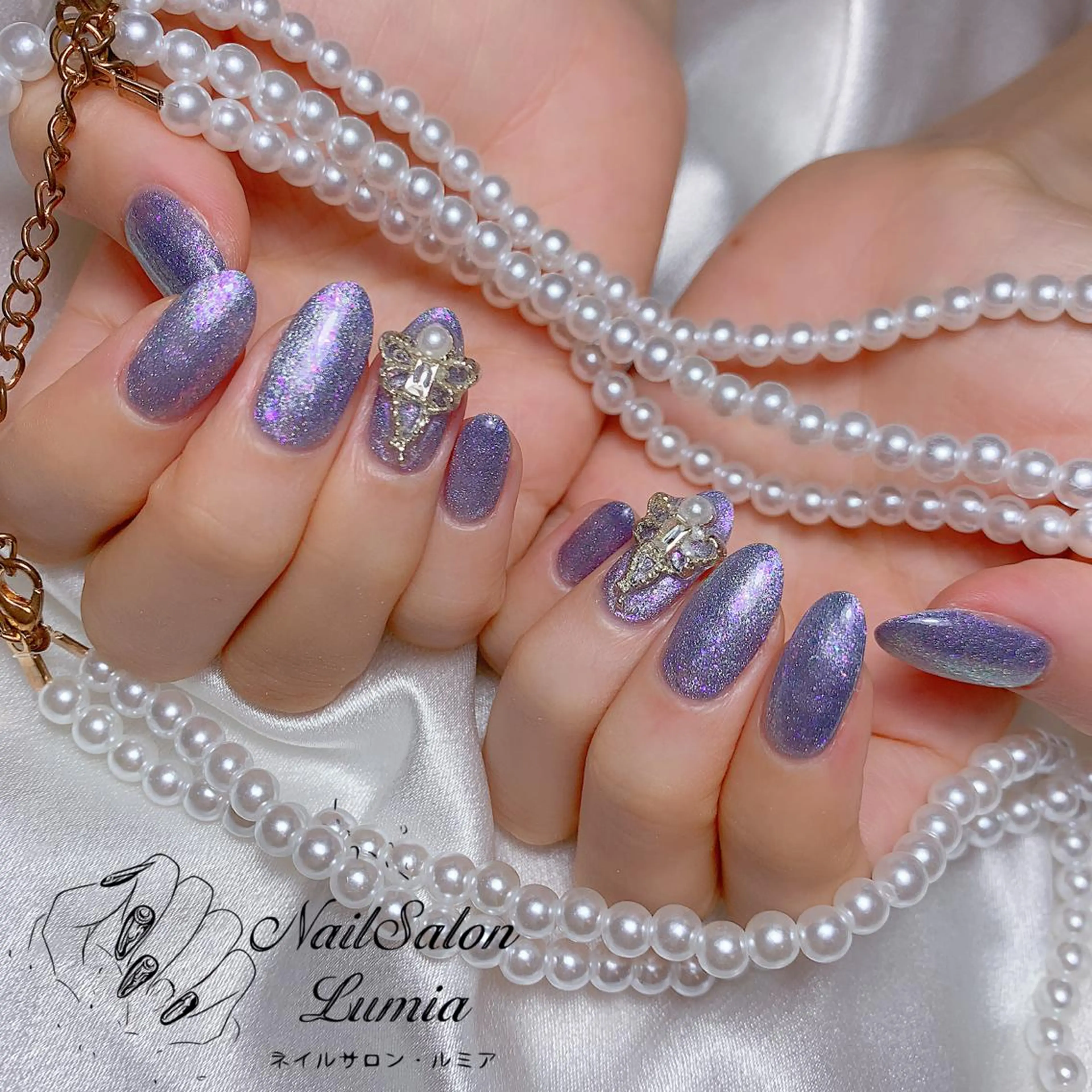 ネイル ハンドネイル ネイルサロン ルミア Lumia 店長のネイルデザイン