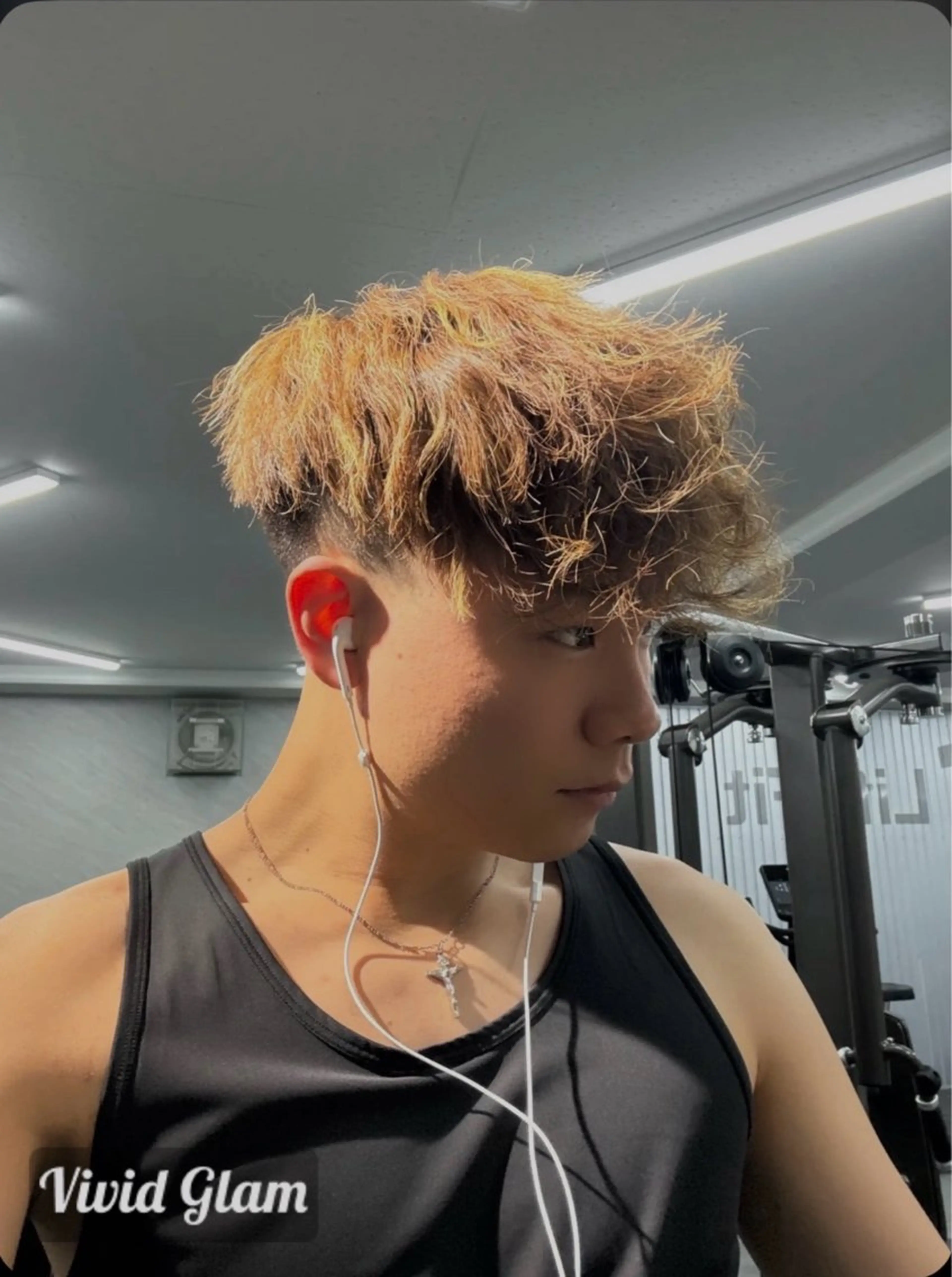 ショート 外ハネヘア ヘアセット 竹保 凜空のヘアスタイル