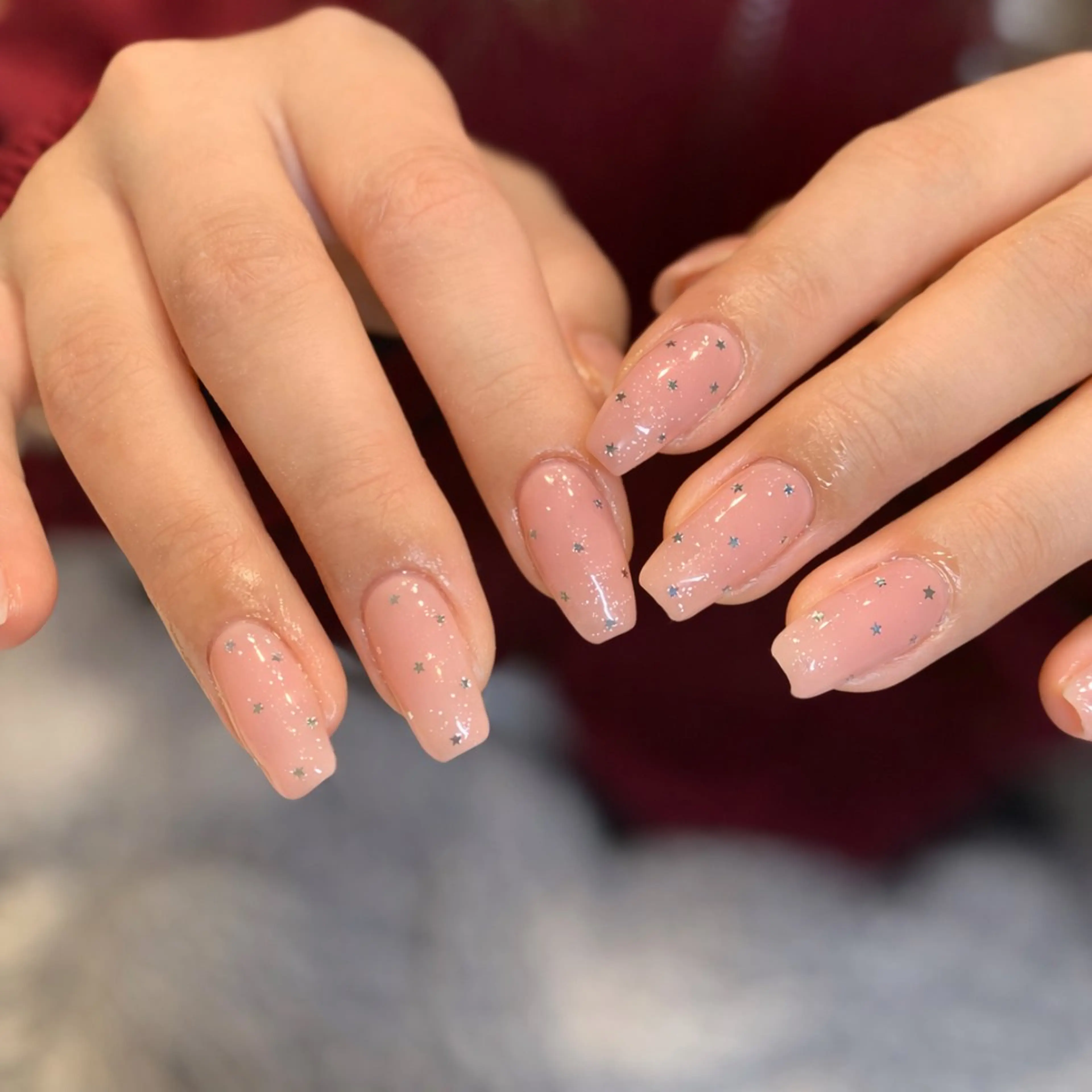 ネイル ラメ(グリッター) ピンク nailAVANCE akariのネイルデザイン