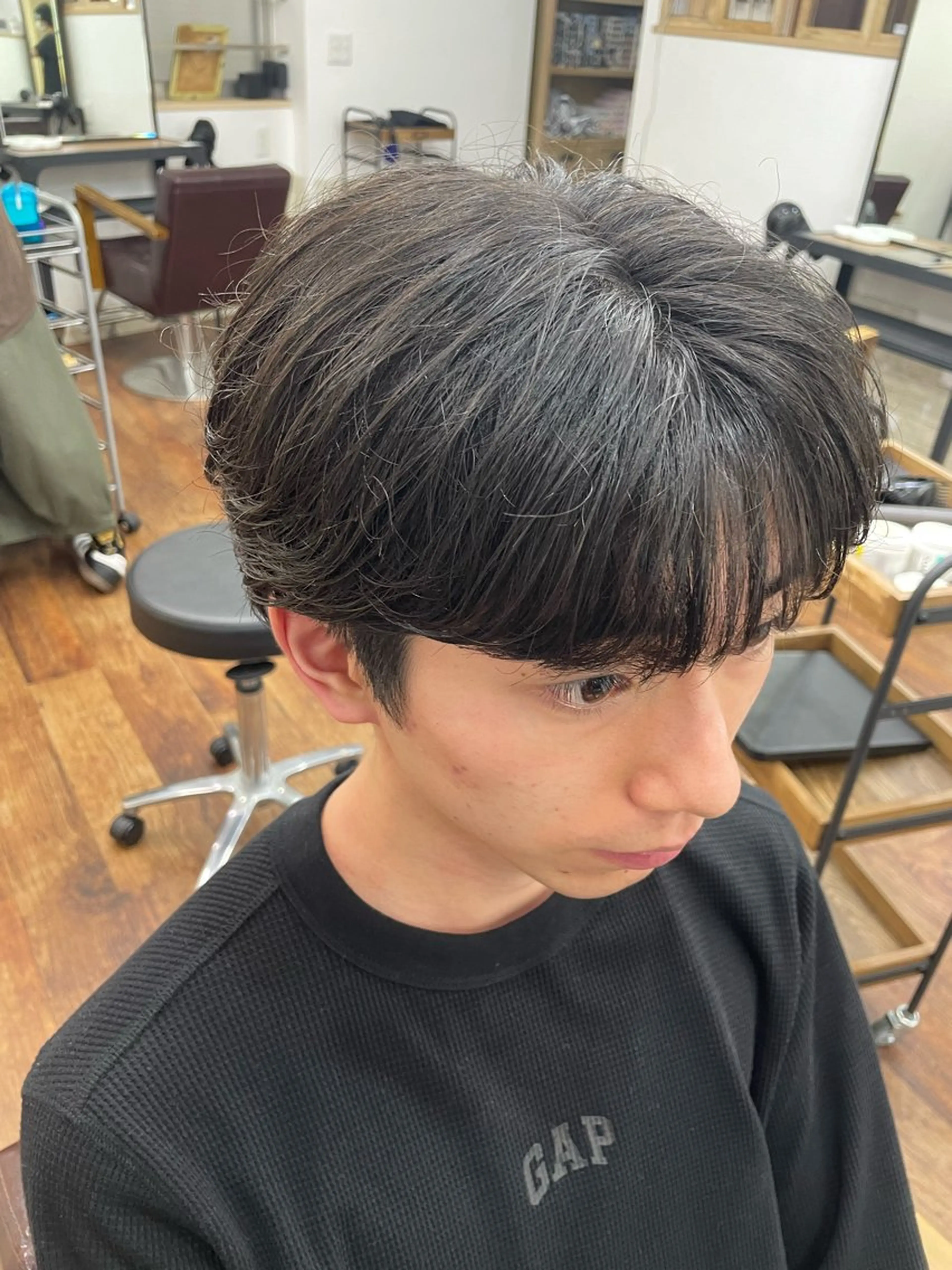 メンズ マッシュ シースルーマッシュ RITSUKI横浜 メンズ特化😎のヘアスタイル