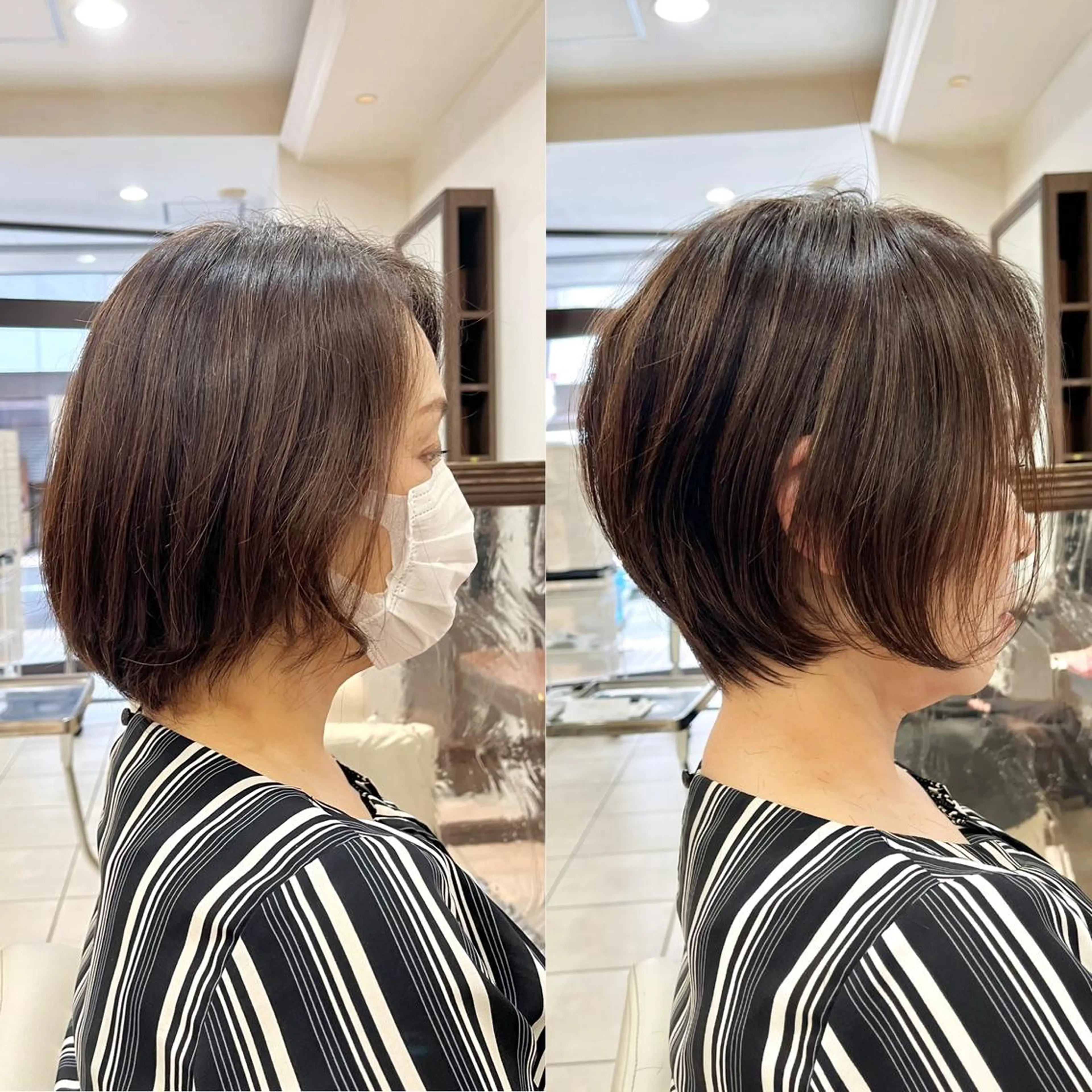ショート ショートボブ ハンサムショート ボブ くびれヘア ハイライト カット ヘアカラー トリートメント 《大人気髪質改善》 プログレス国分寺店のヘアスタイル