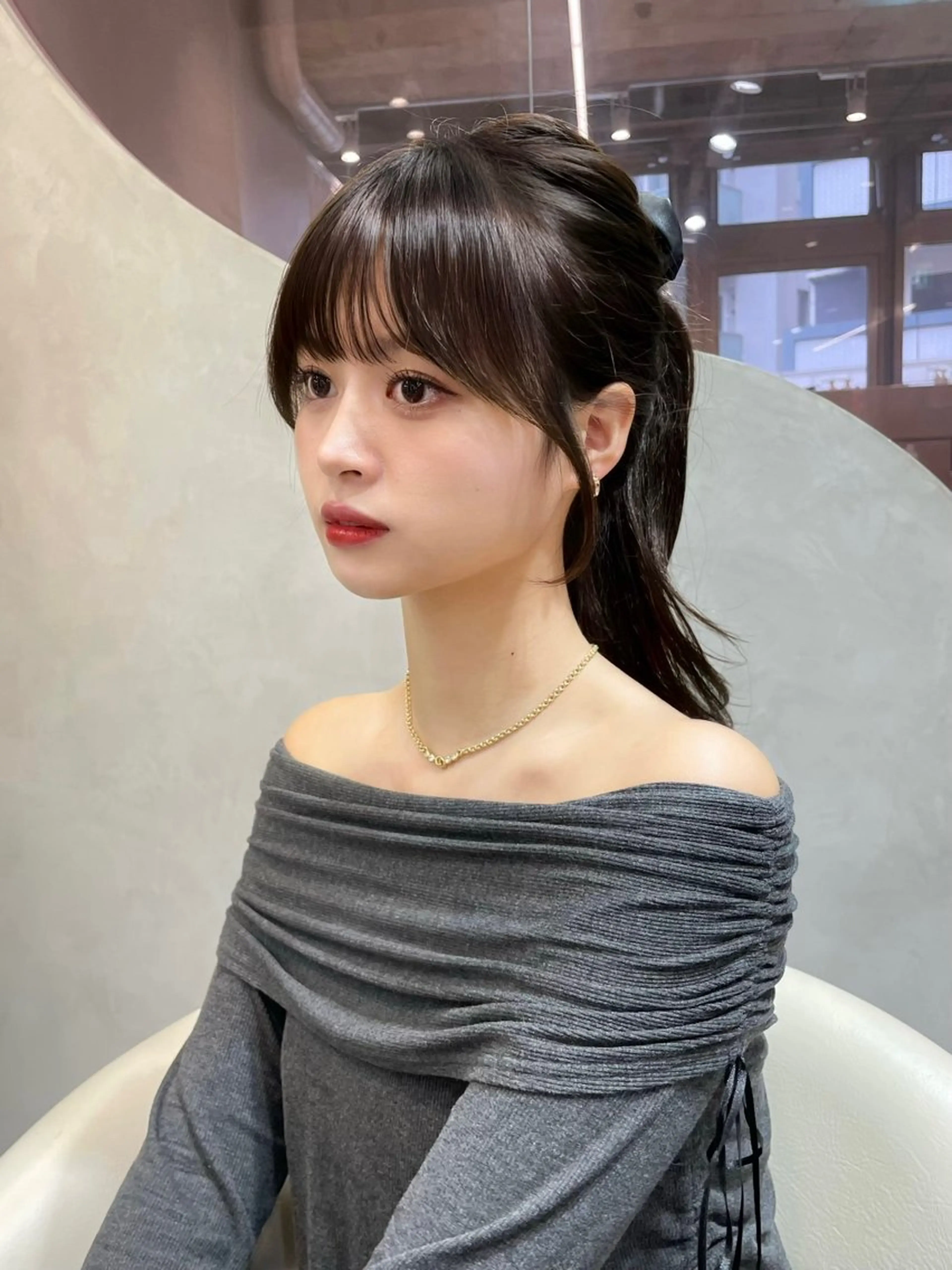 カラー 縮毛矯正ブリーチなし 🍒❤ゆうきのヘアスタイル