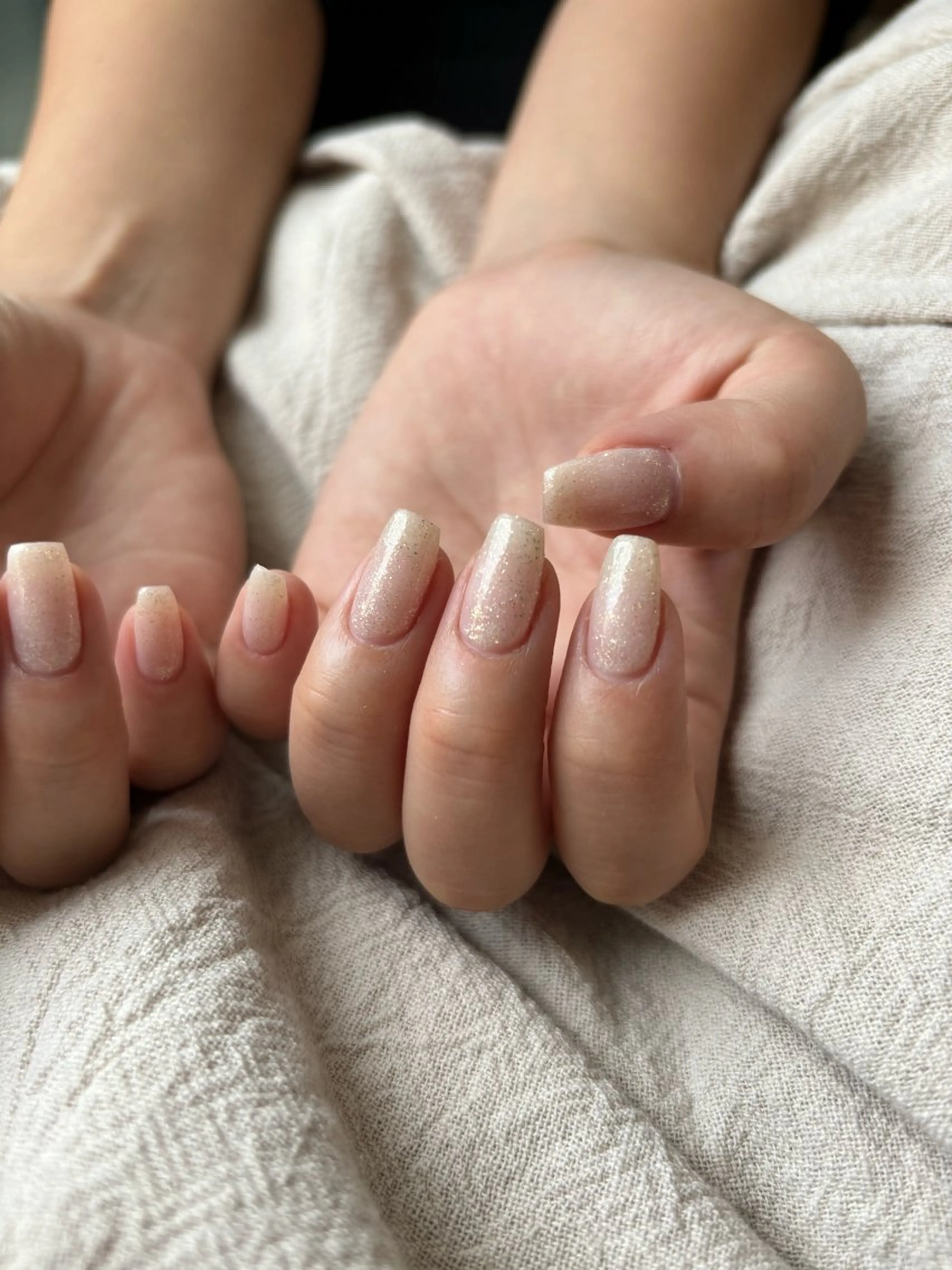 ワンカラーネイルの写真