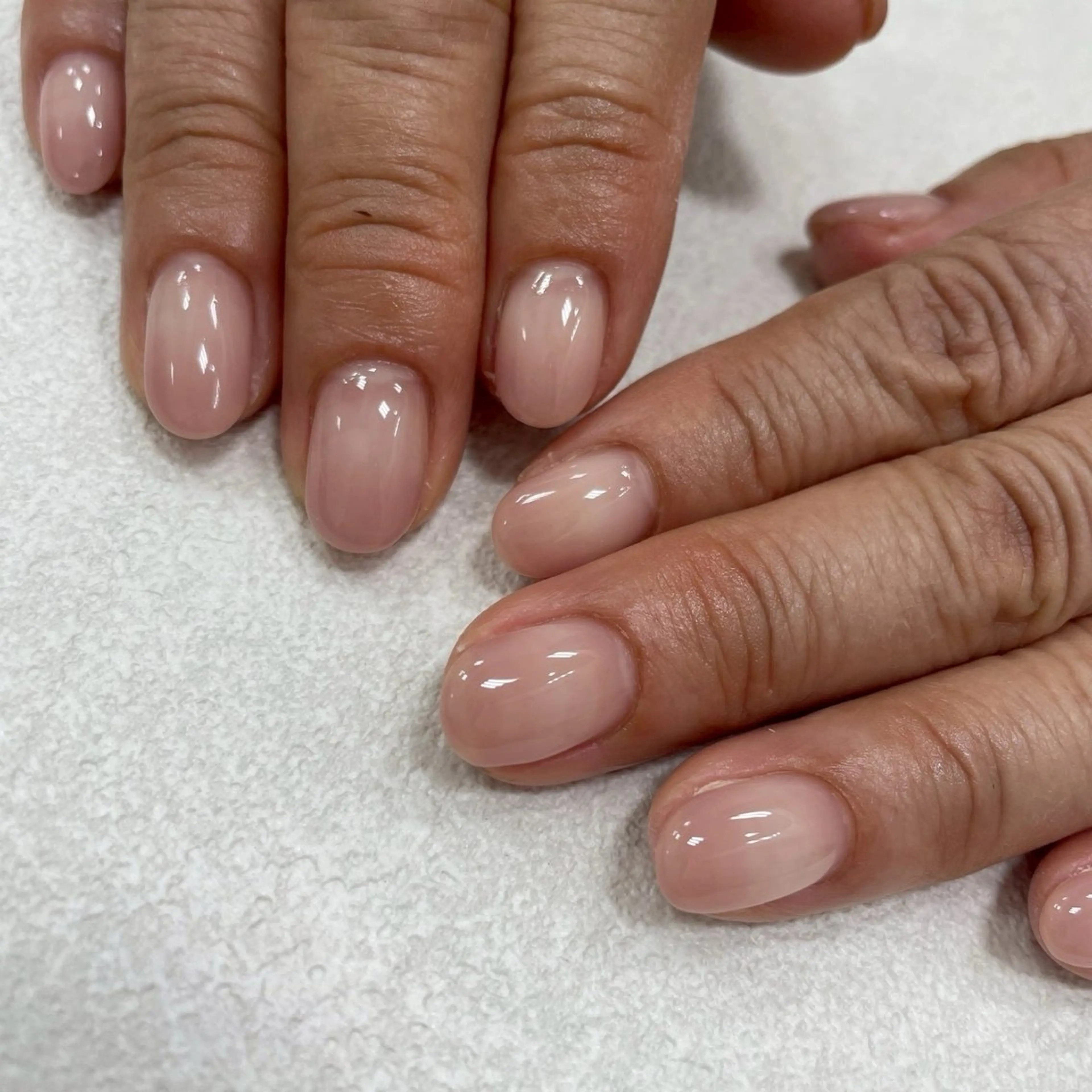 【Hand】ワンカラー/グラデーション/ラメ/ラメグラ(クリアベース)の写真