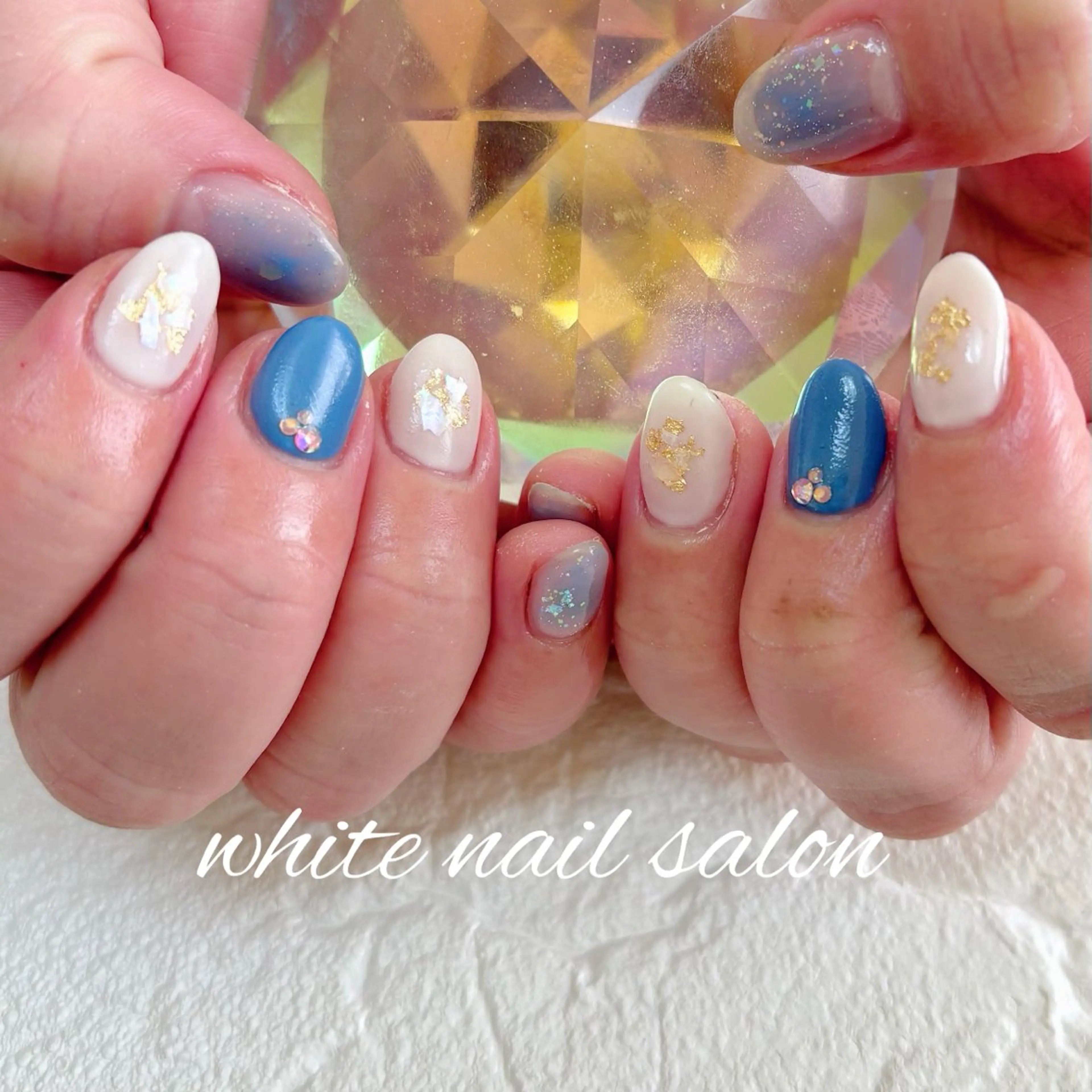 ネイル フットネイル ハンドネイル white nail salonのネイルデザイン