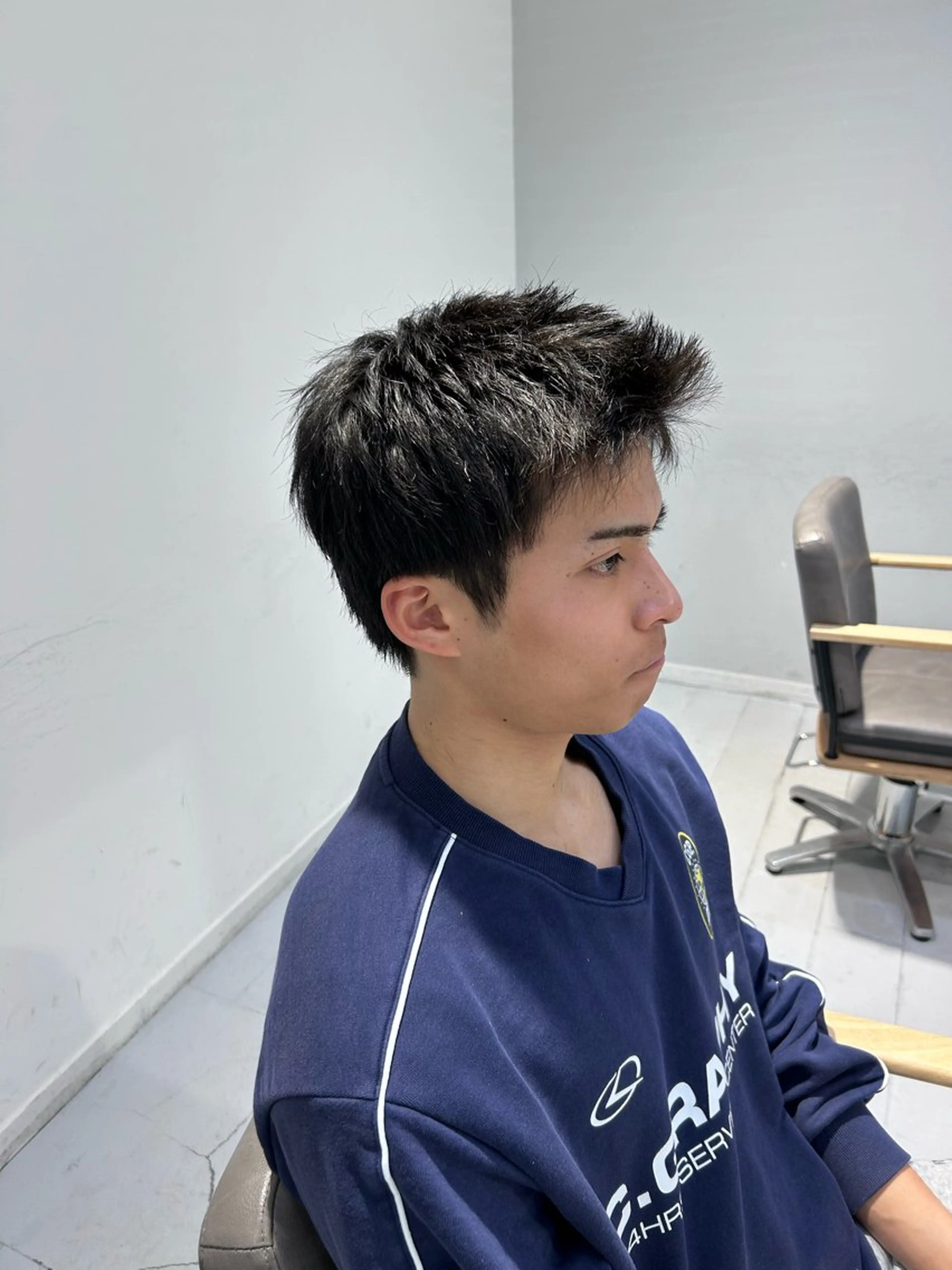 ショート メンズ カット レイヤーカット⛓ hina🩶のヘアスタイル