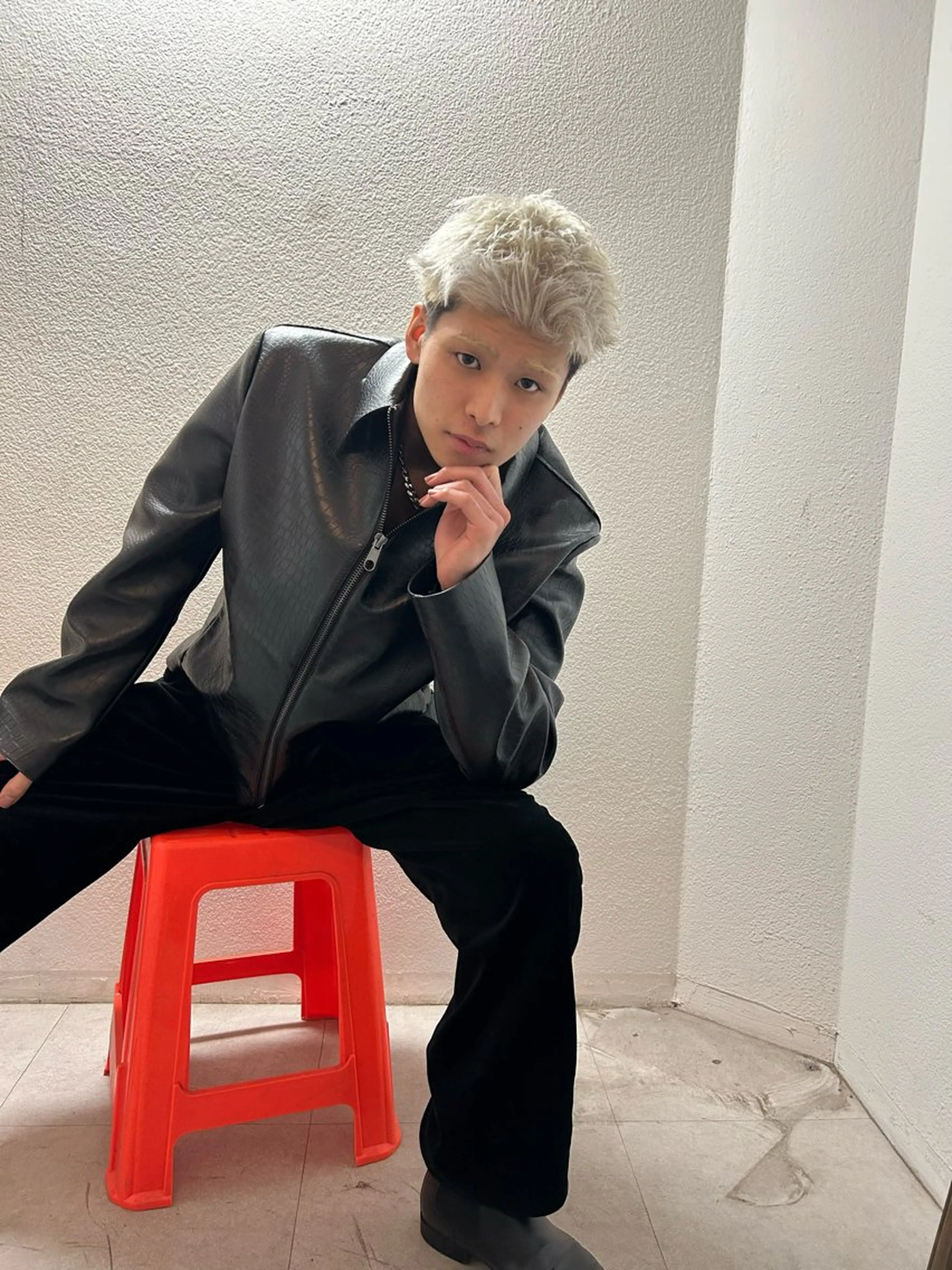 ショート カラー メンズ メンズパーマ✨️村越 雄斗のヘアスタイル