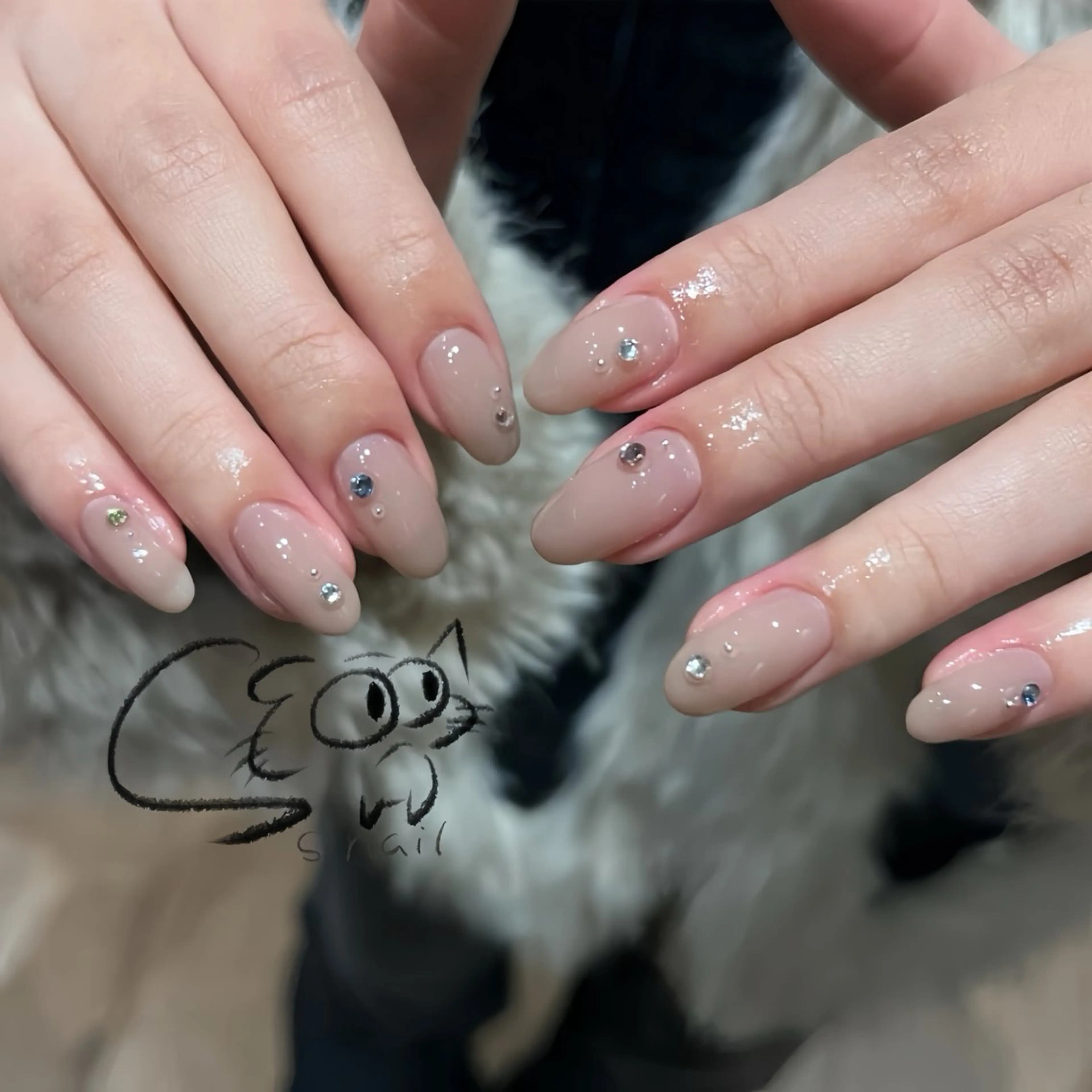 ネイル チークネイル フレンチネイル グラデーション マグネットネイル ワンカラーネイル S.nail _のネイルデザイン