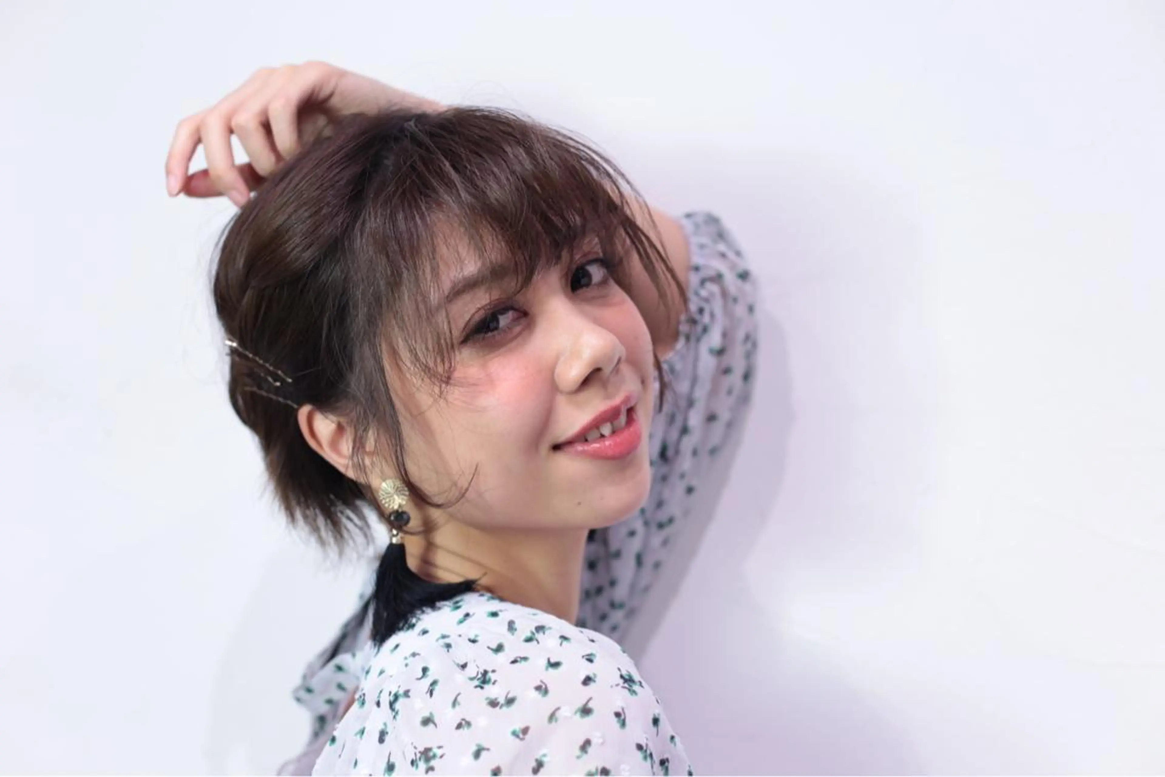 ショート ヘアアレンジ ミドウチ アヤカのヘアスタイル