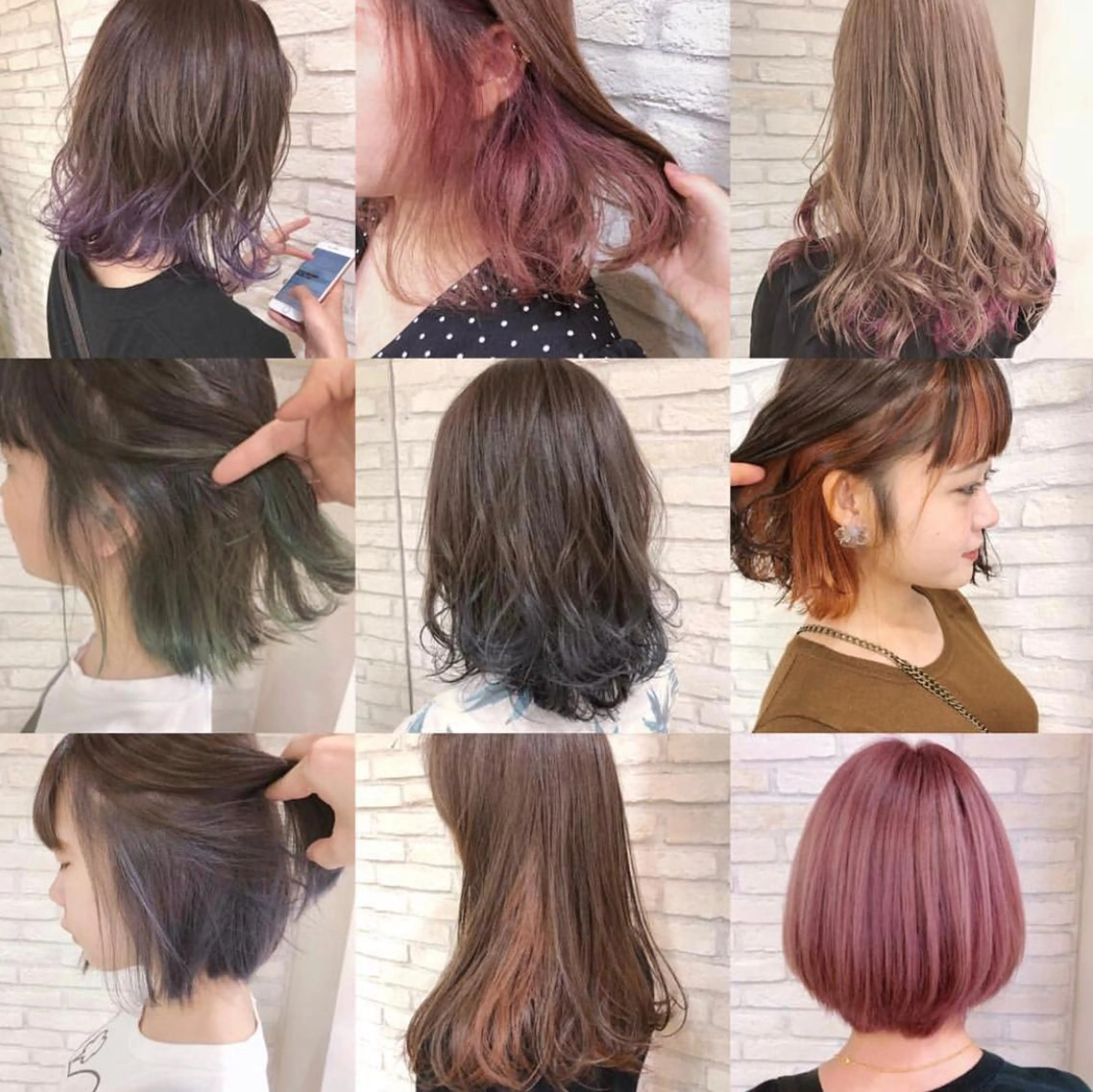カラー デザインカラー HAUS 片山みほのヘアスタイル