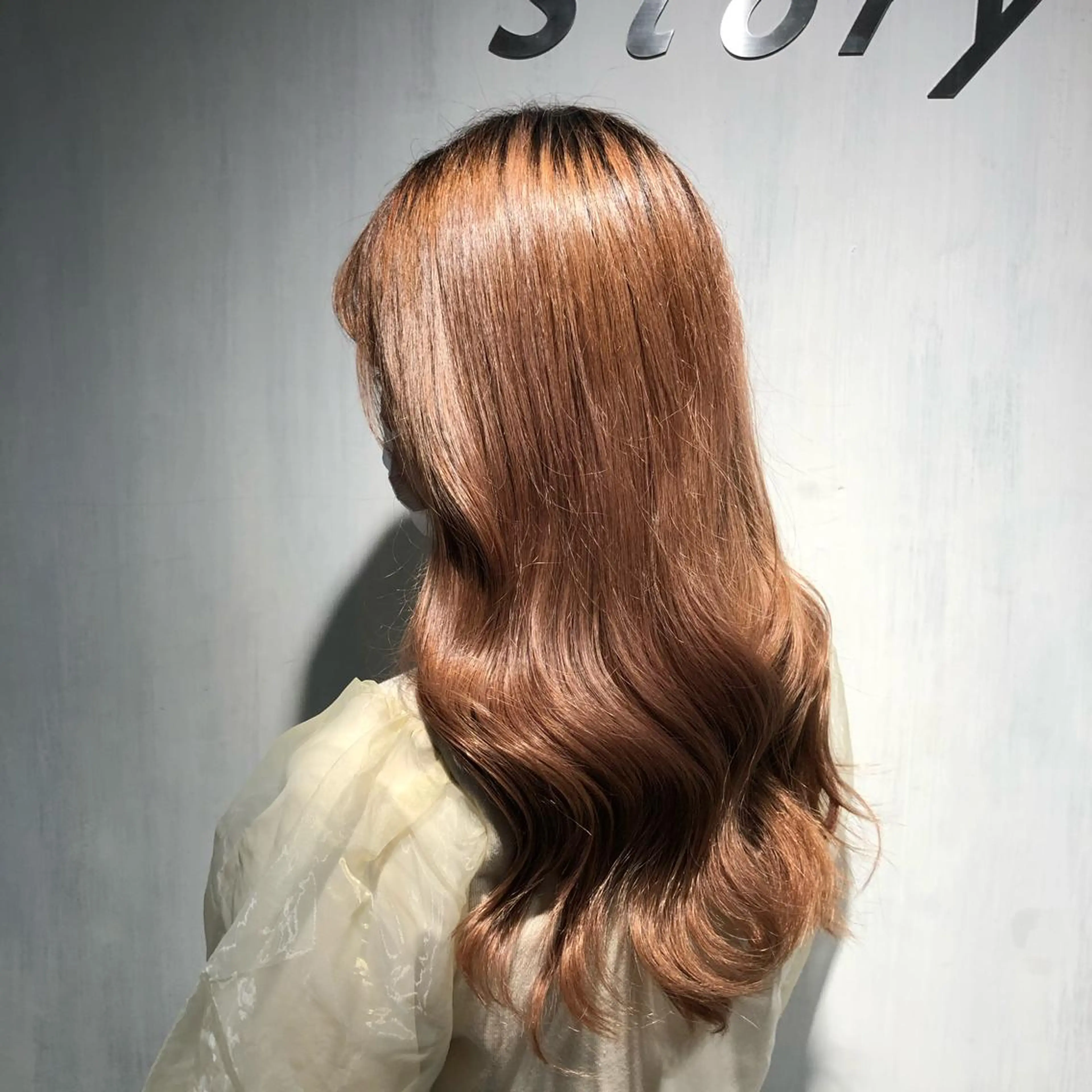 ロング カラー パーマ ヘアカラー ヘッドスパ レイヤーStyle 🩵菜々実のヘアスタイル