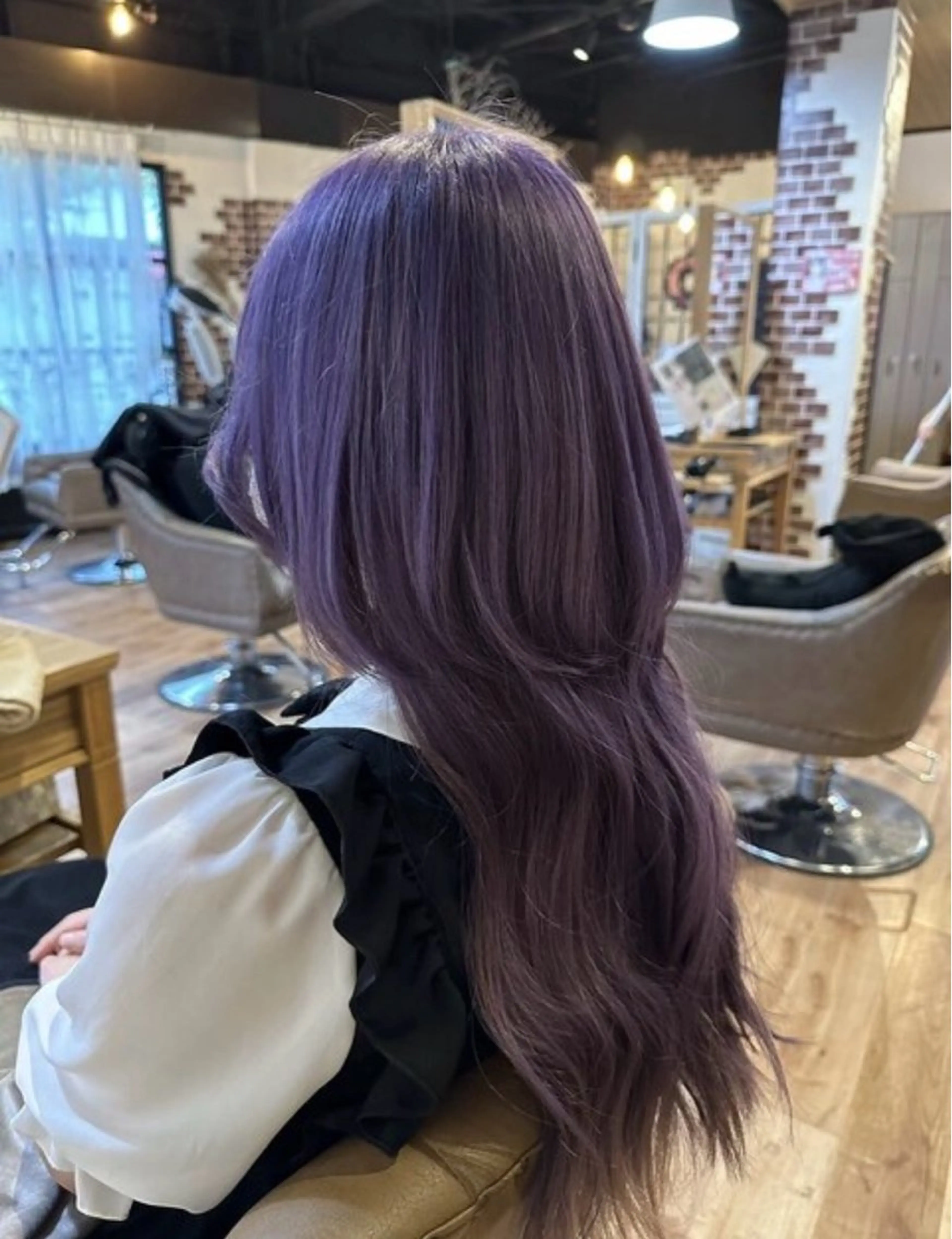 カラー ヘアカラー 梶 瑞希のヘアスタイル