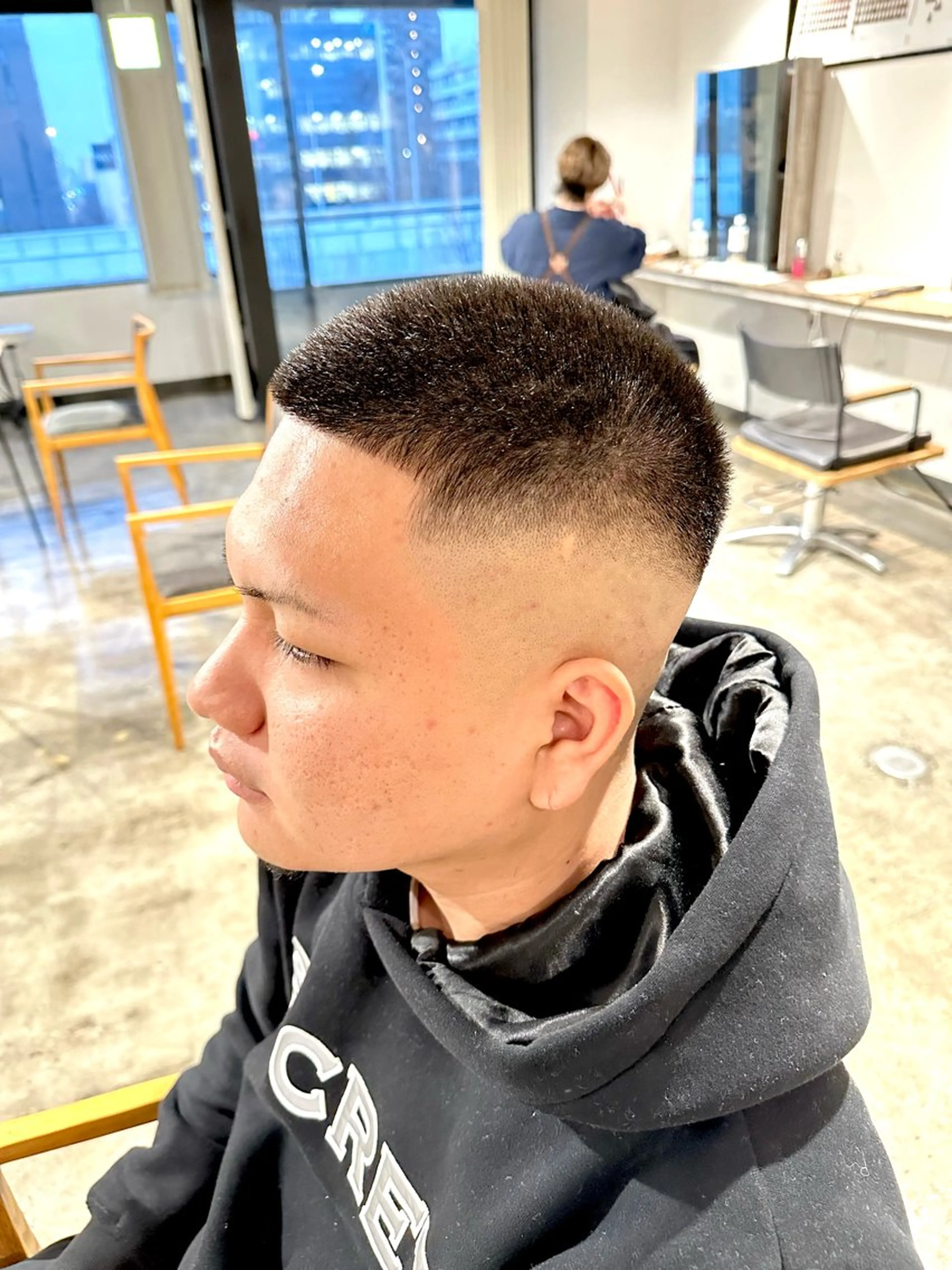 メンズ フェードカット メンズパーマ スキンフェード 刈り上げ カット 骨格補正施術/メンズ 専門美容師/YUYAのヘアスタイル