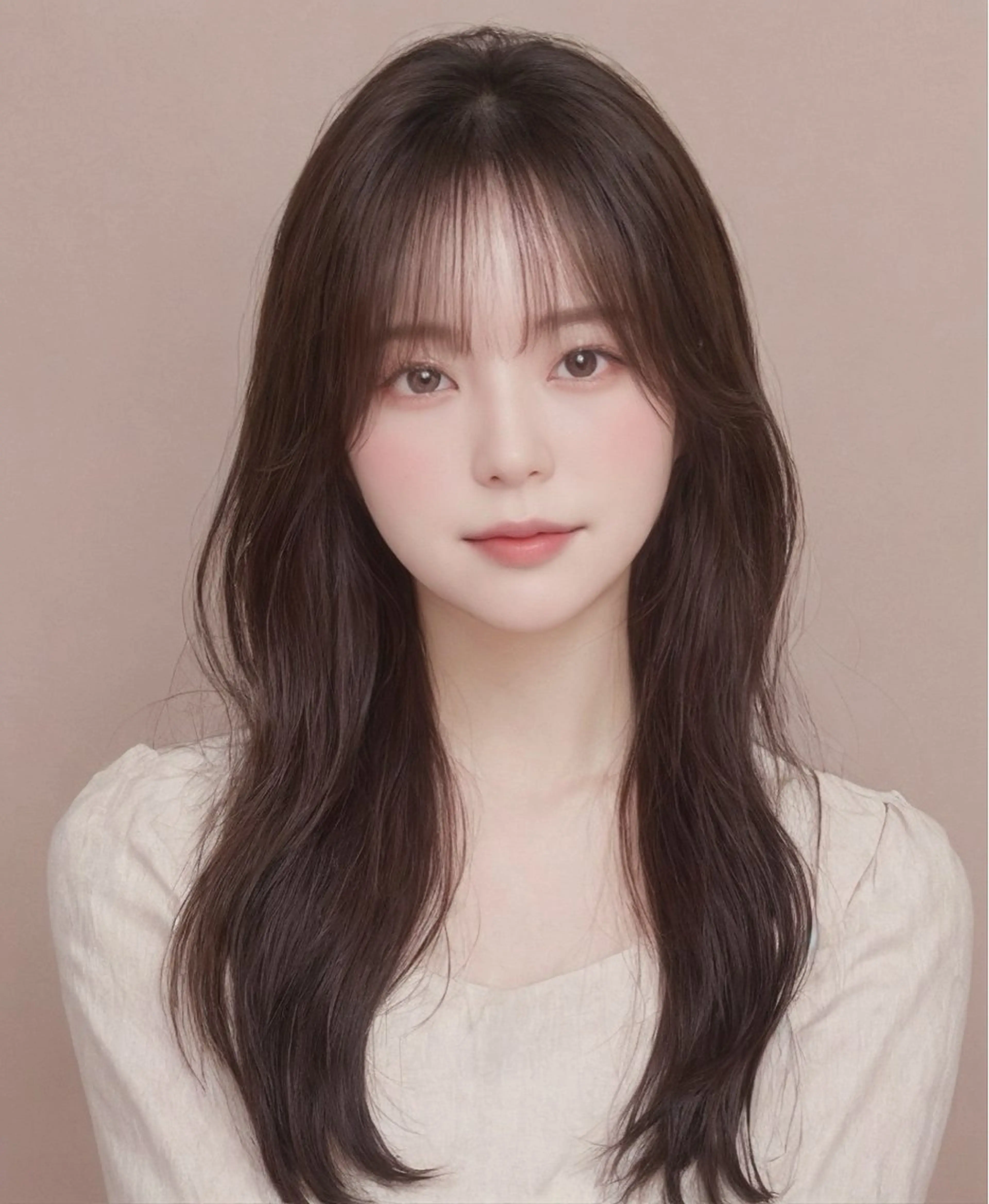 ロング 中顔面短縮 顔まわり新田大翔のヘアスタイル