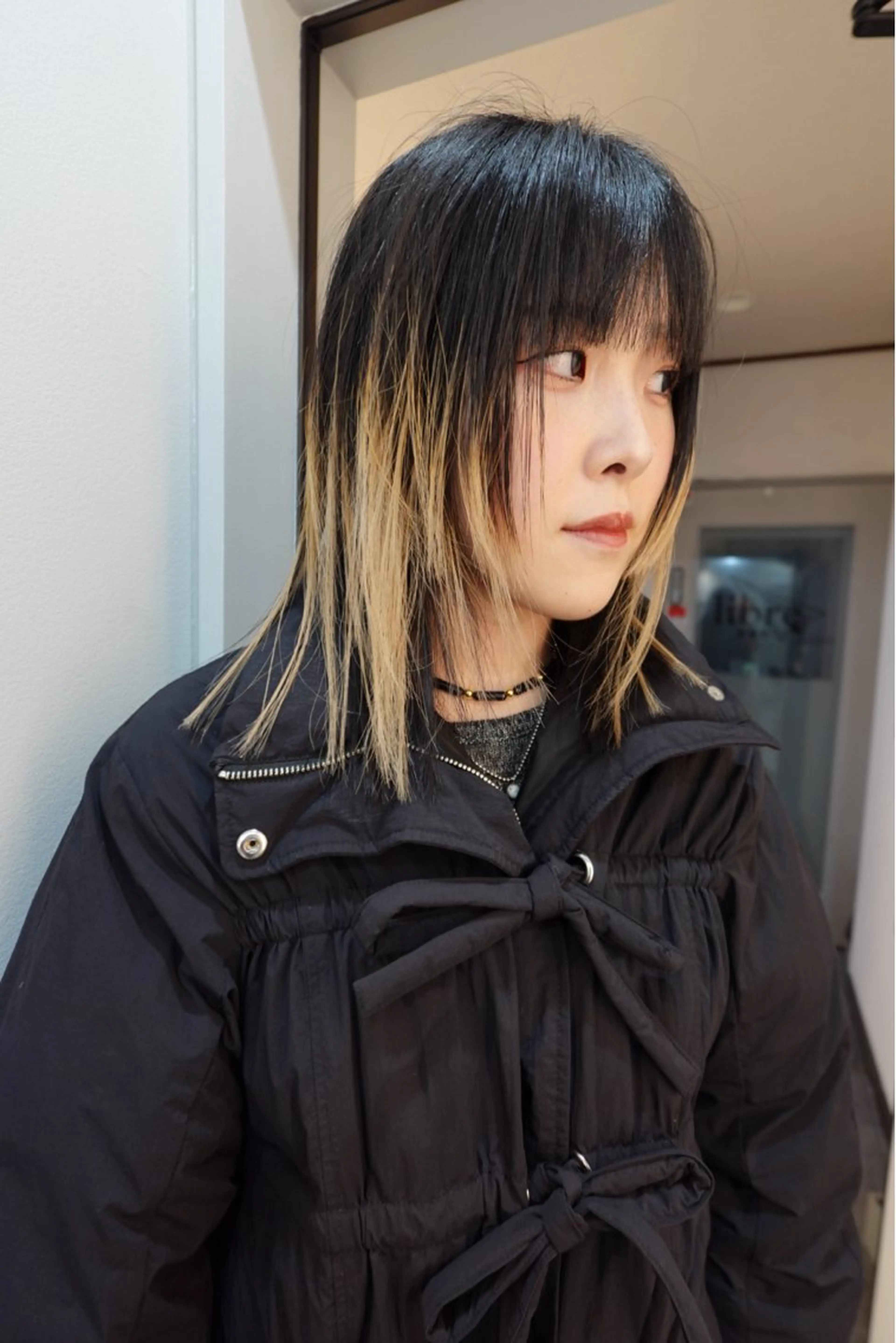 ミディアム ヘアカラー aya/ブリーチ/ ボブ/ショートのヘアスタイル