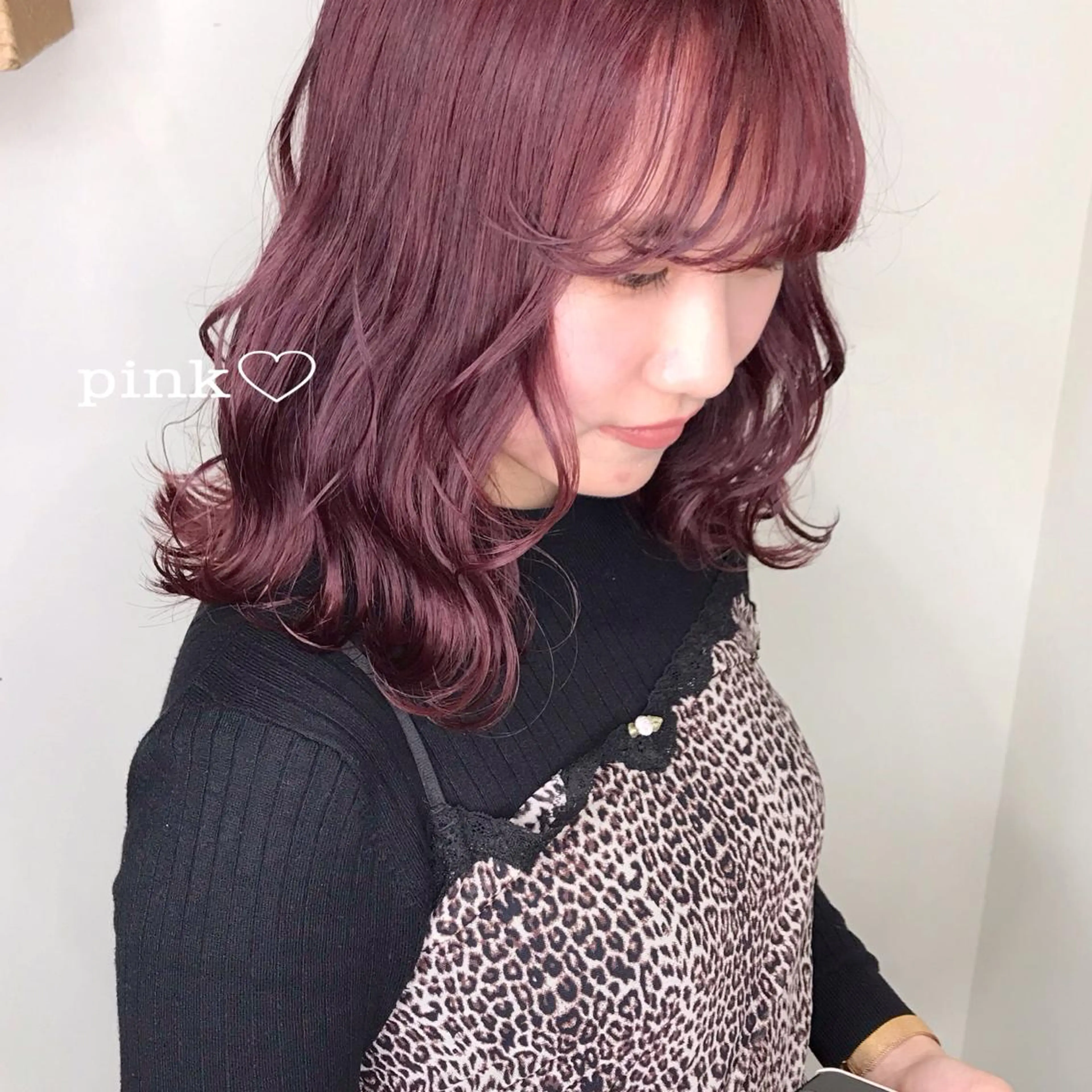 ミディアム カラー 似合わせ提案サラ艶♡ 彩華のヘアスタイル