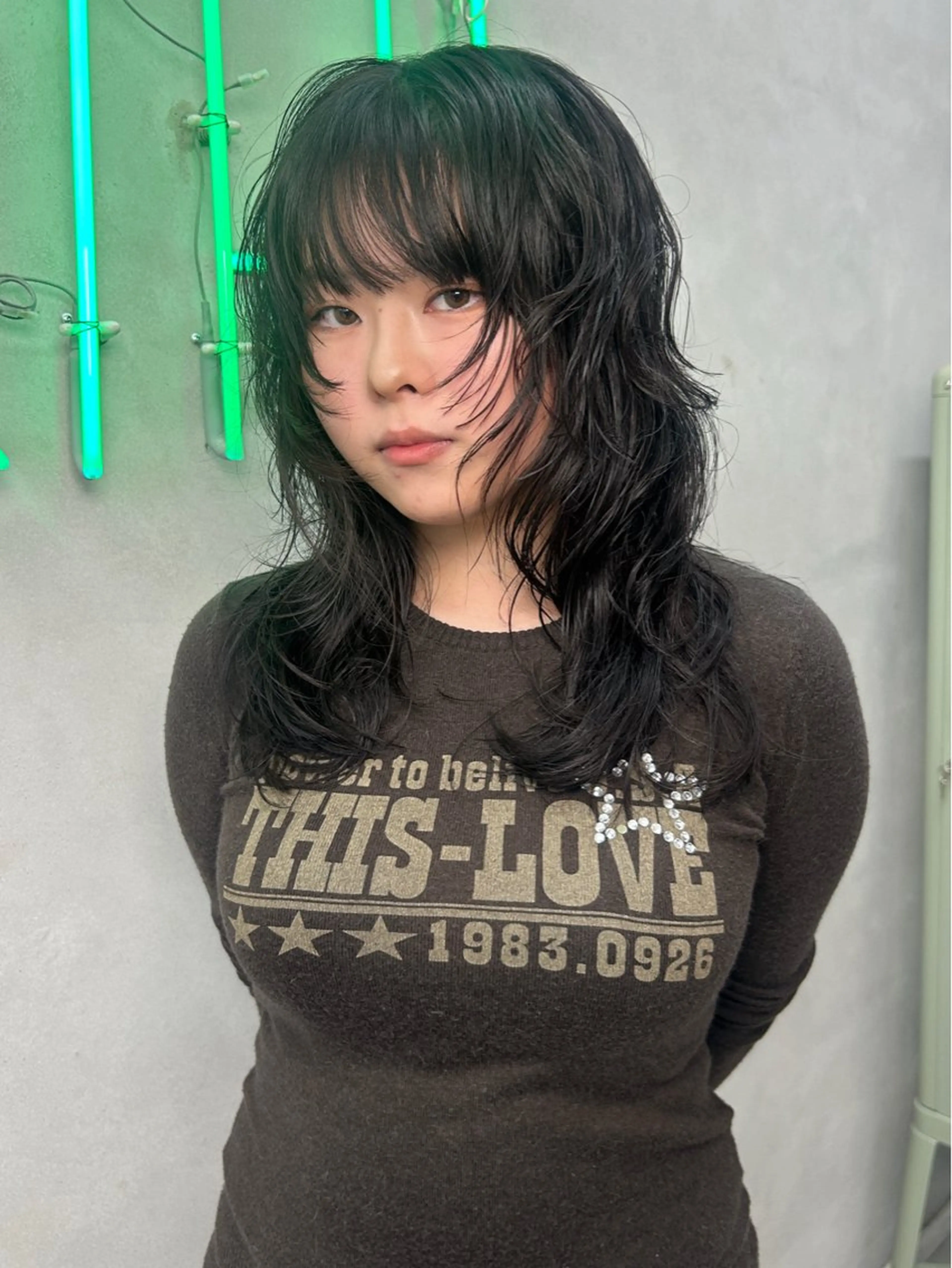 垢抜け 癖毛 神cutの写真