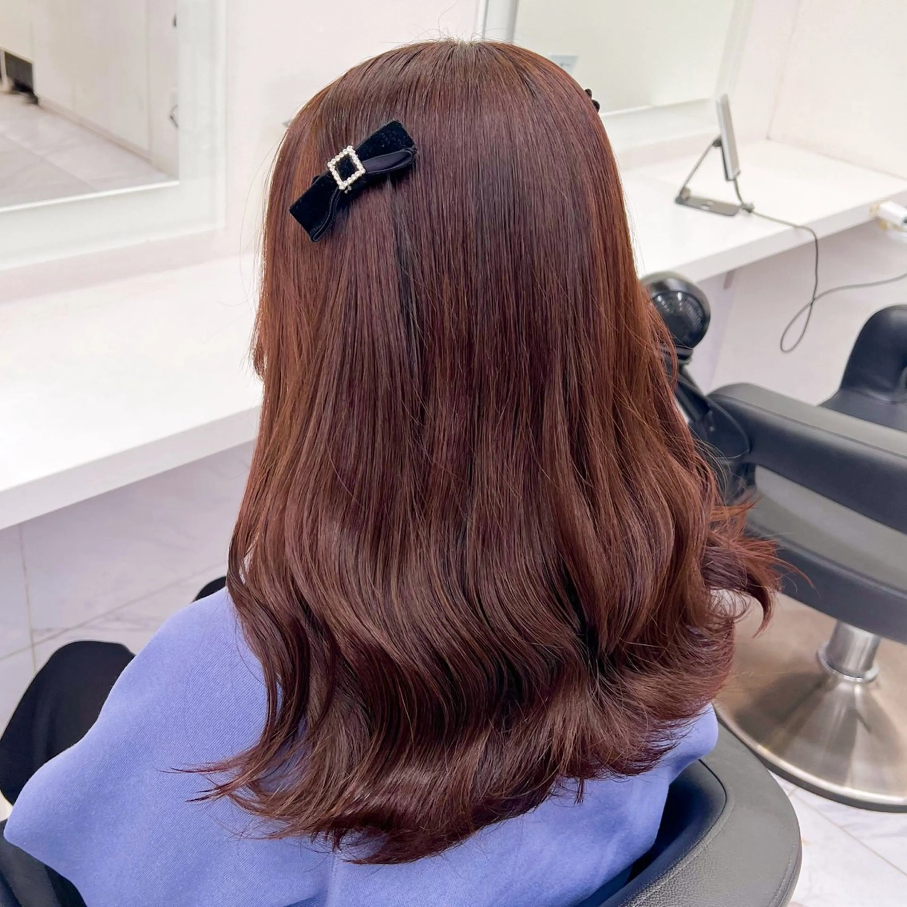 セミロング カラー 💖札幌カラー 指名No.1💖玲奈のヘアスタイル