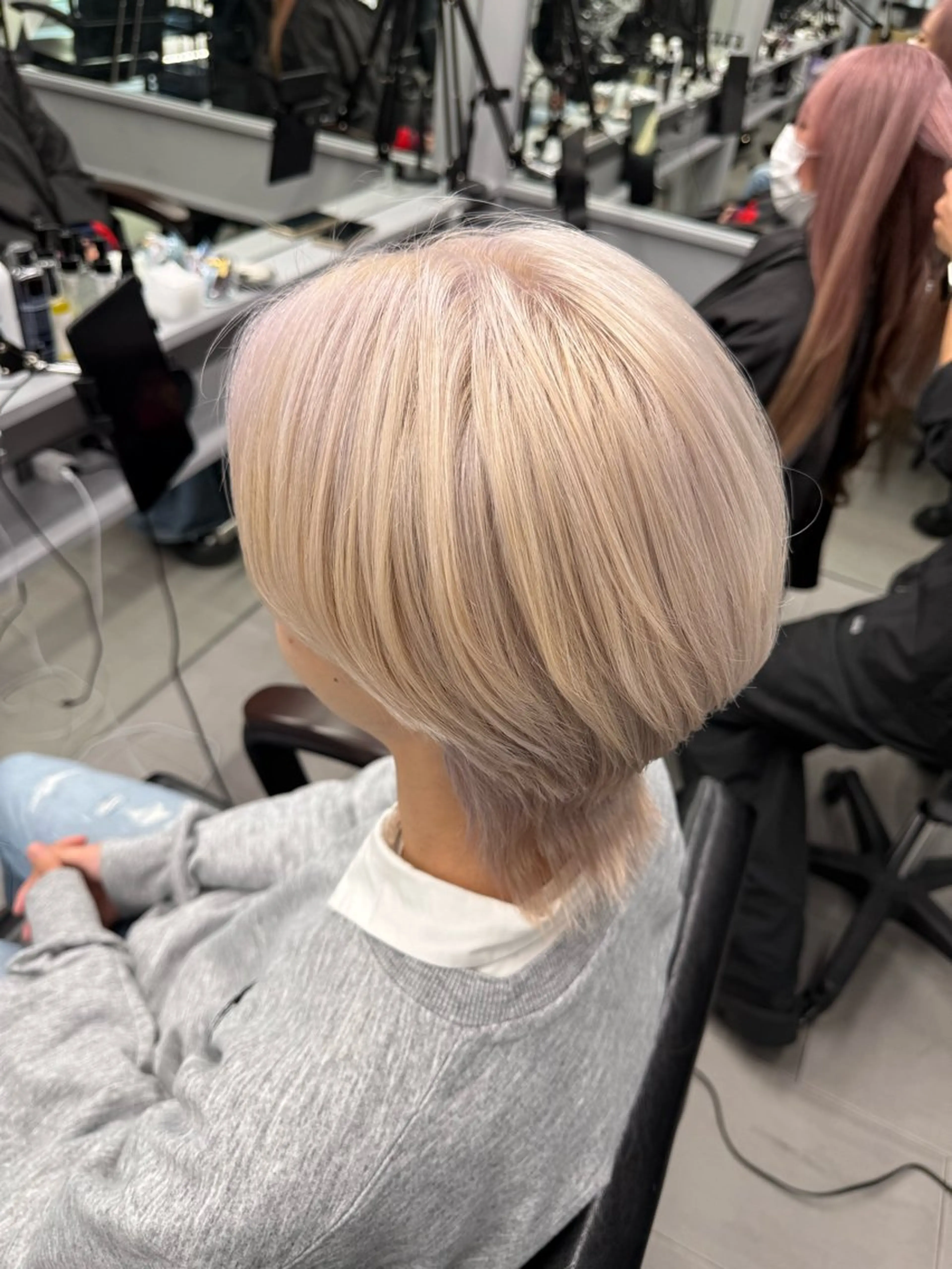 【うる艶カラーに♪】ダブルカラー（ケアブリーチ+イルミナカラー）_21000✨の写真