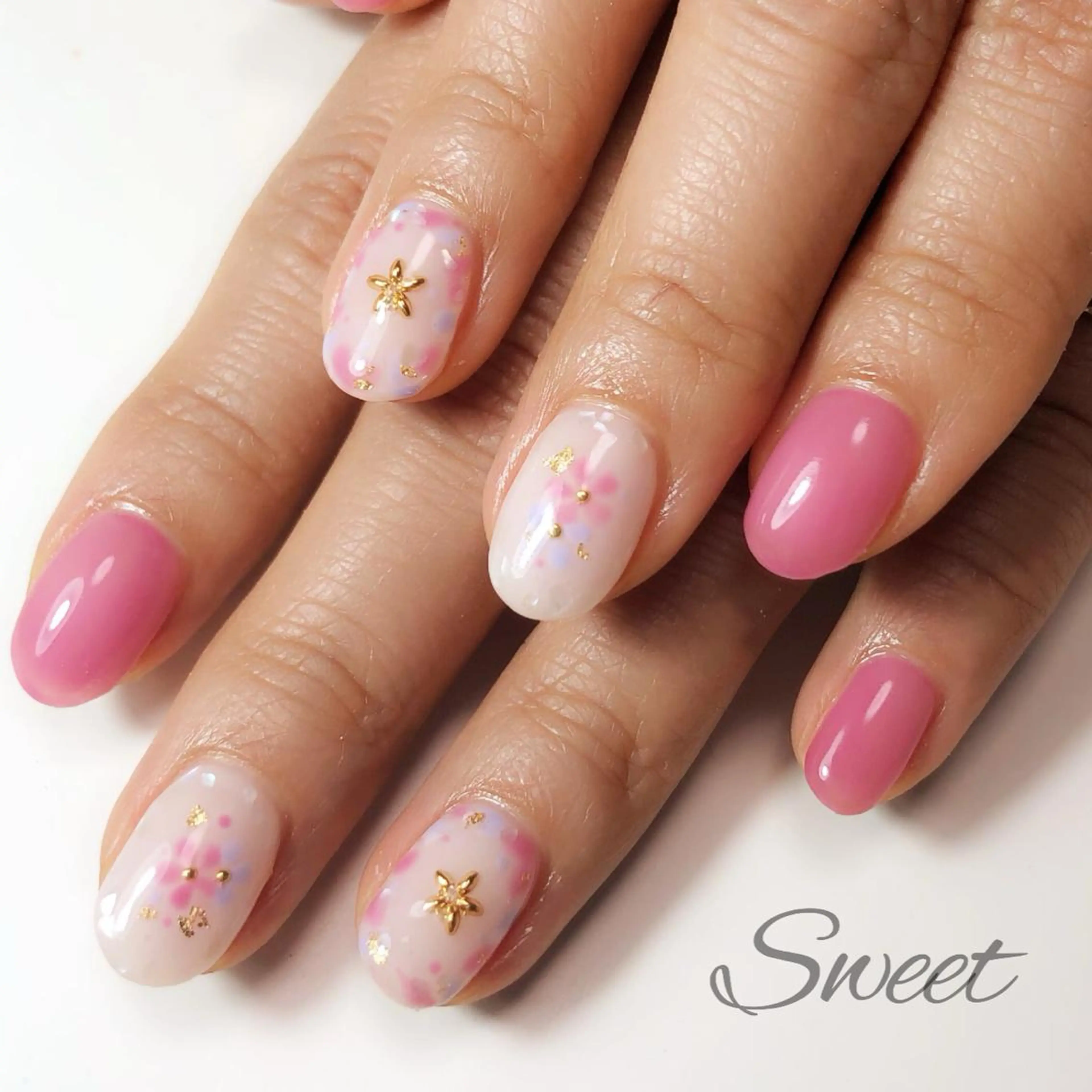 ネイル sweet 仲野陽子のネイルデザイン