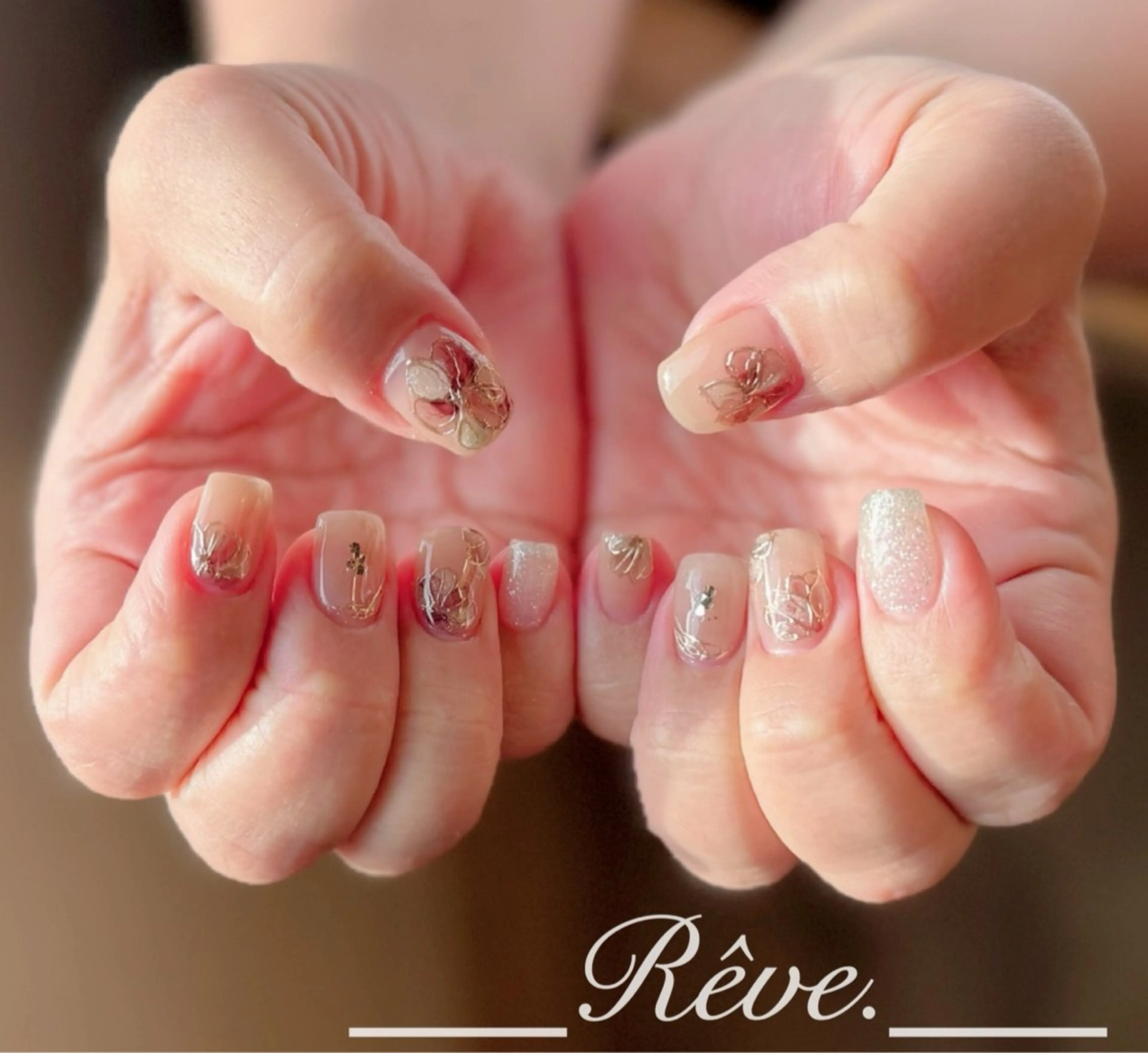 ネイル ハンドネイル Reve. 黒澤のネイルデザイン