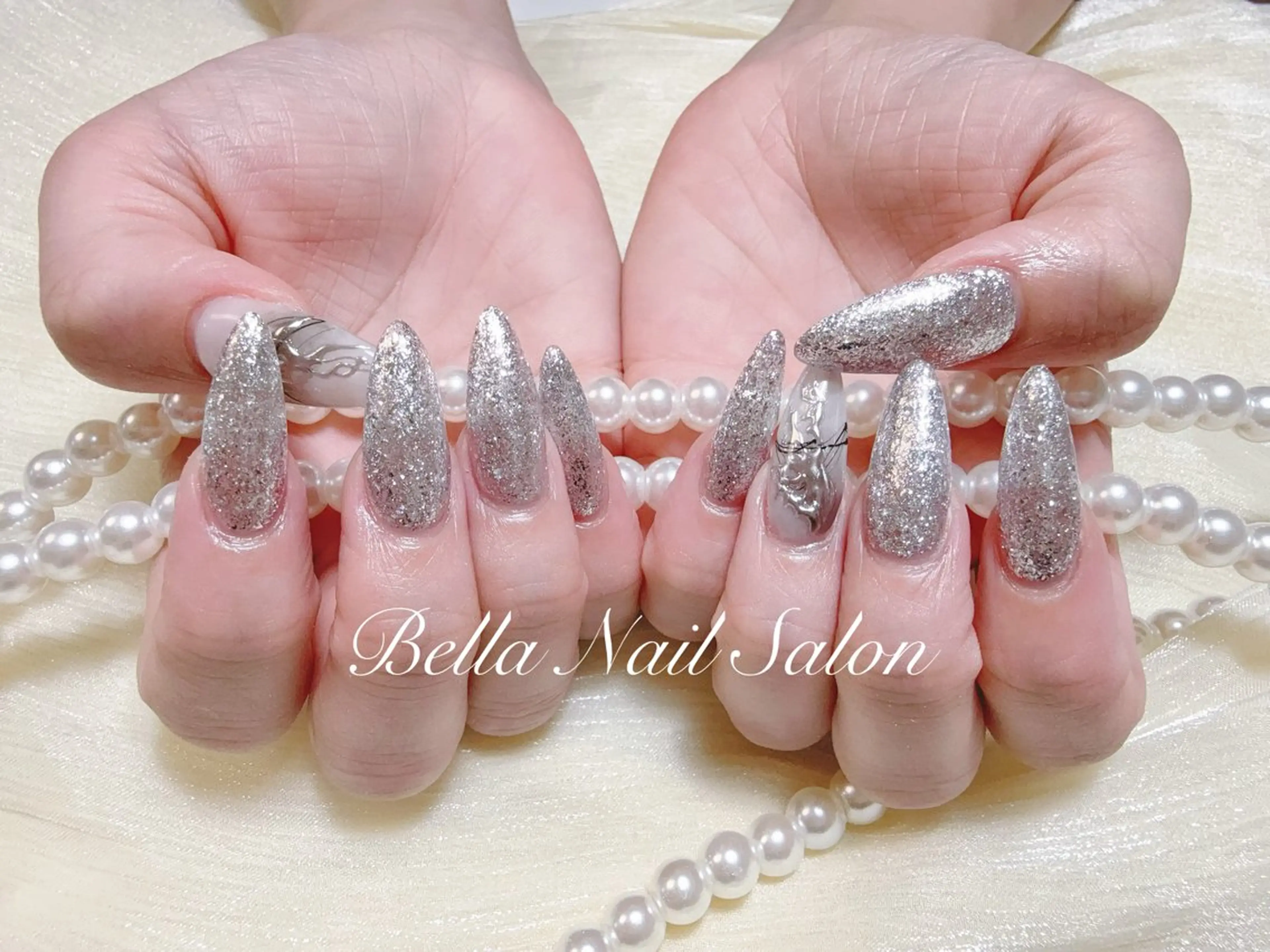 ネイル ハンドネイル Bella Nail Salonパラジェルのネイルデザイン