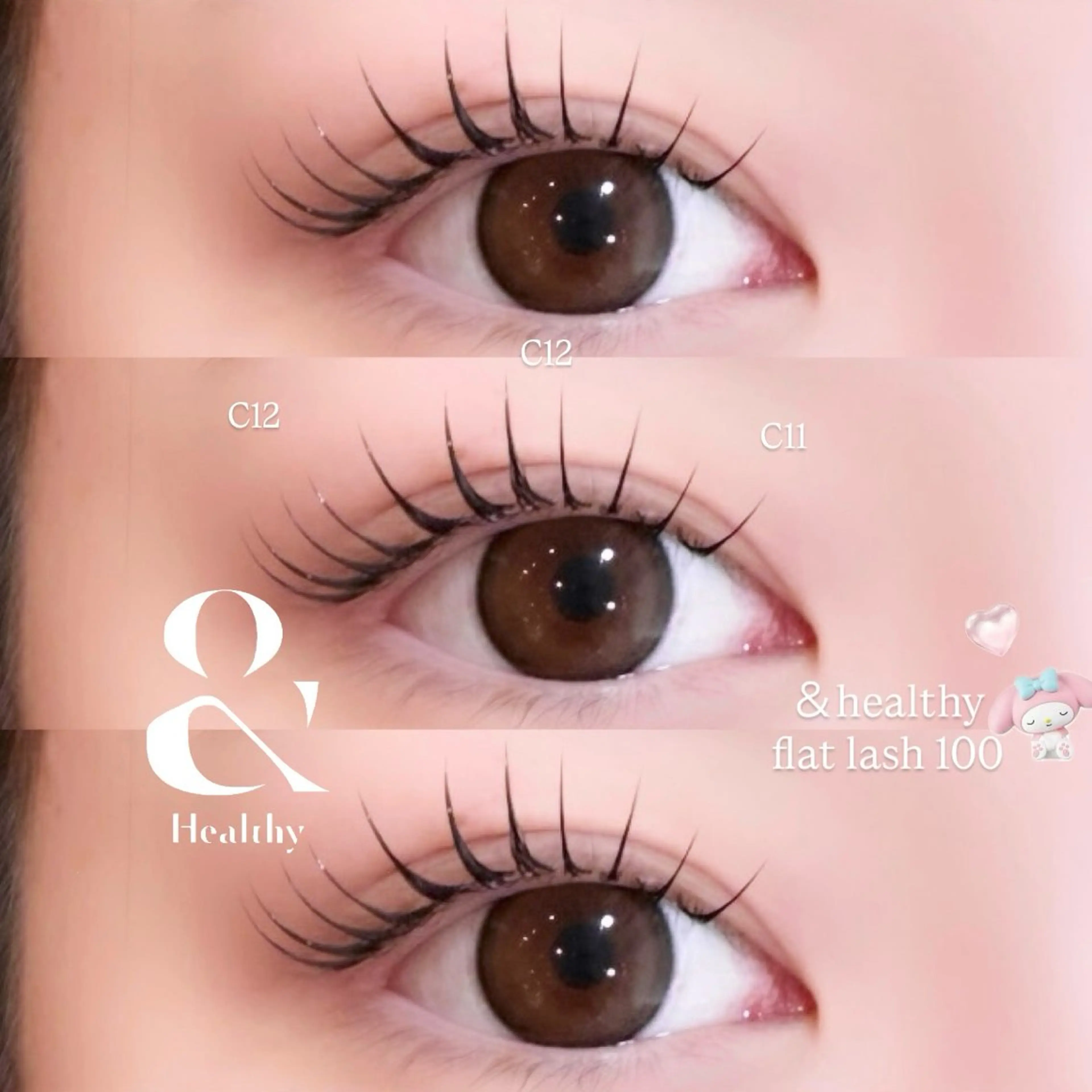 マツエク・マツパ フラットラッシュ マツエク 千島 里歩のマツエク・マツパデザイン