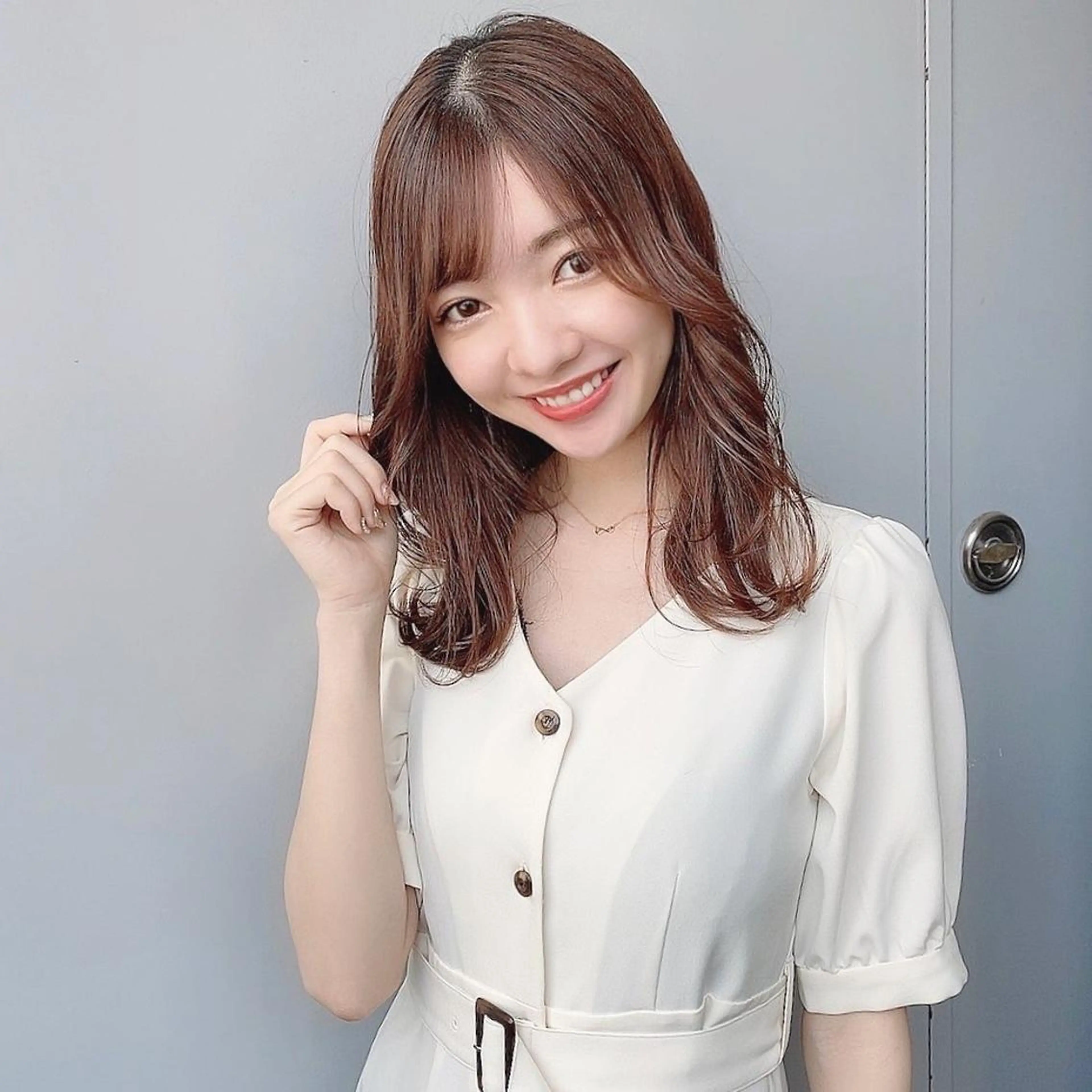 ロング カラー ヘアアレンジ 似合わせカット 小顔カット Rene'所属・当日予約⭕️ JUNYAのヘアスタイル