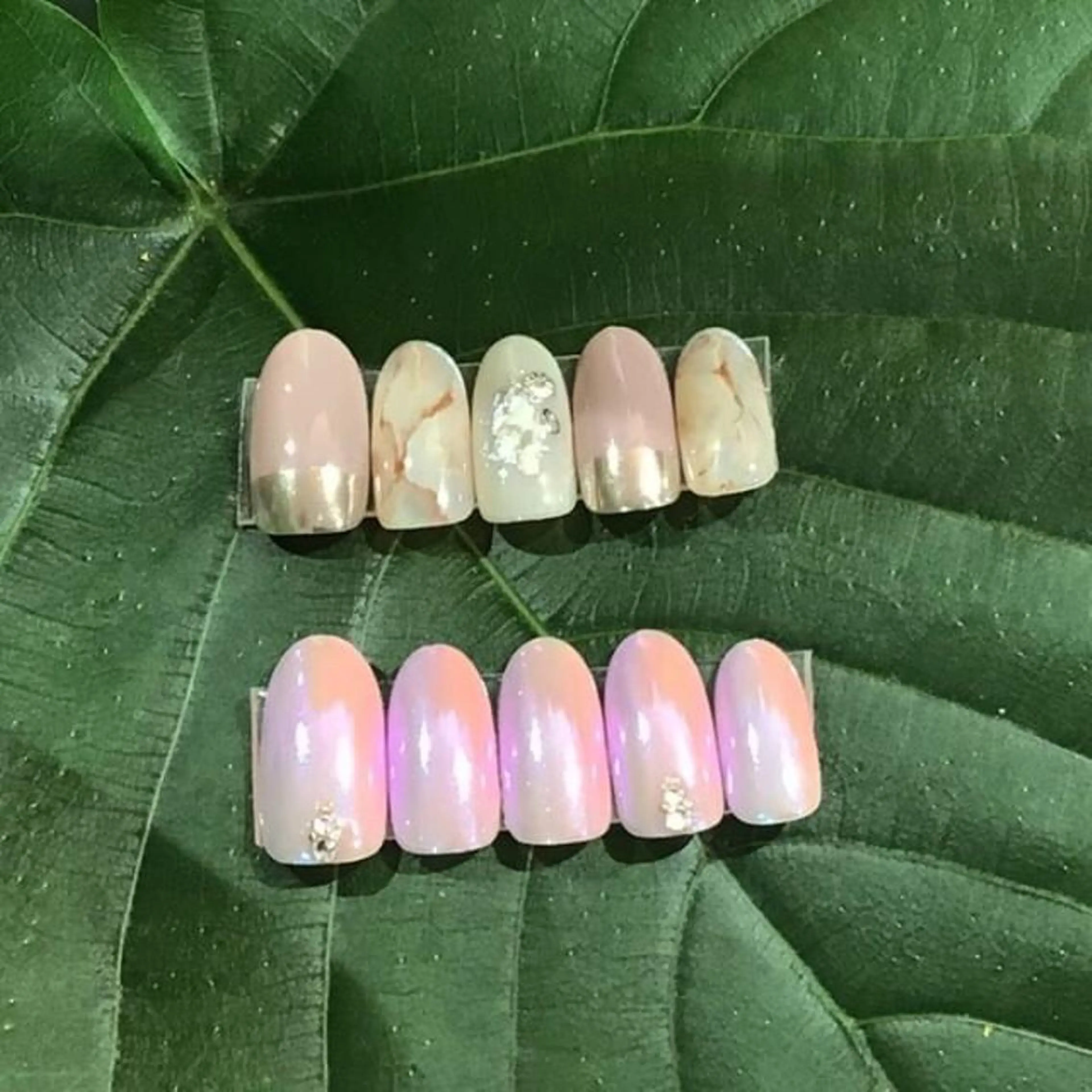 ネイル ミラーネイル hair＆nail NO-MUのネイルデザイン