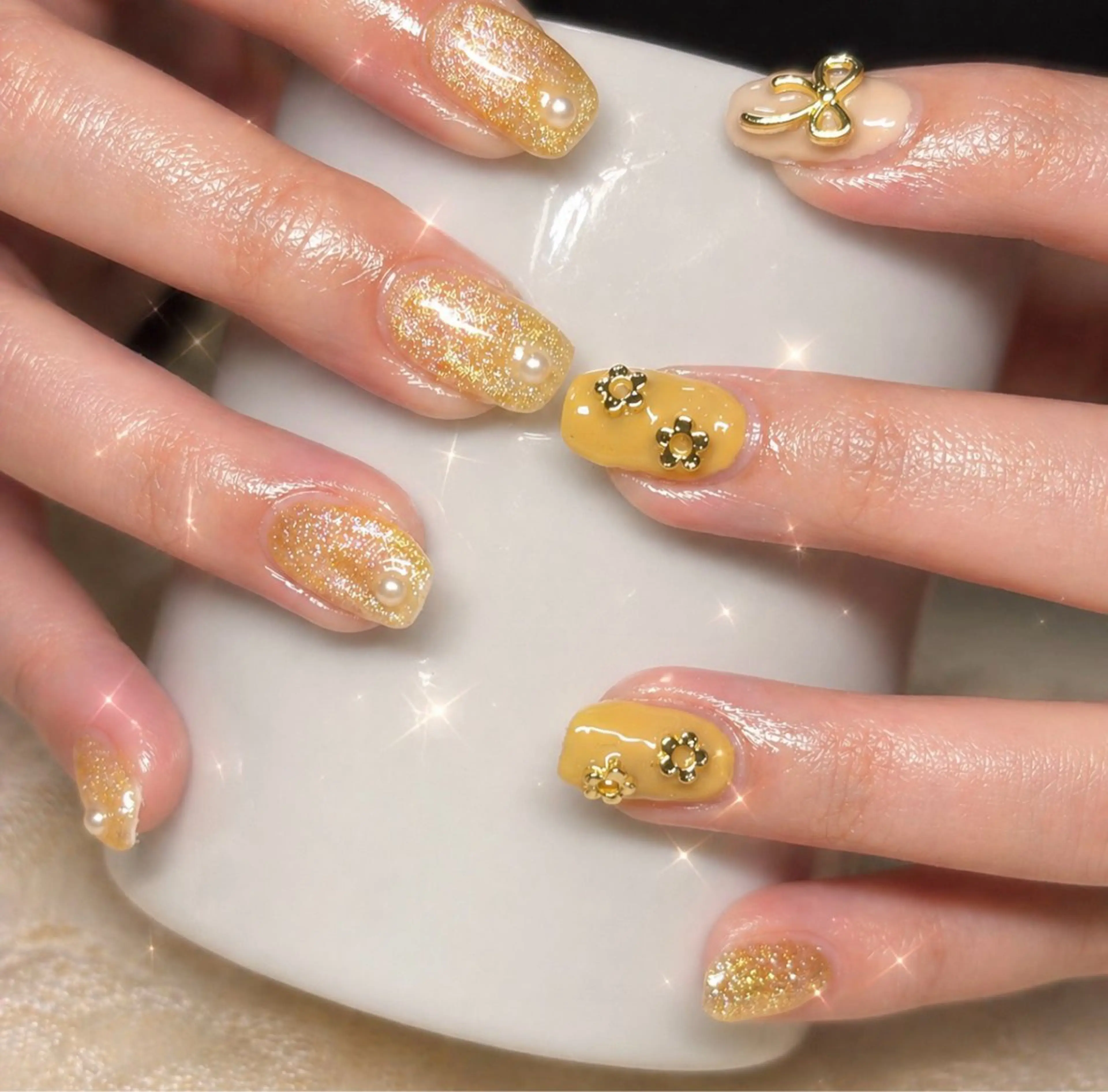 ネイル 春ネイル ワンホンネイル miminon 自宅ネイルサロンのネイルデザイン