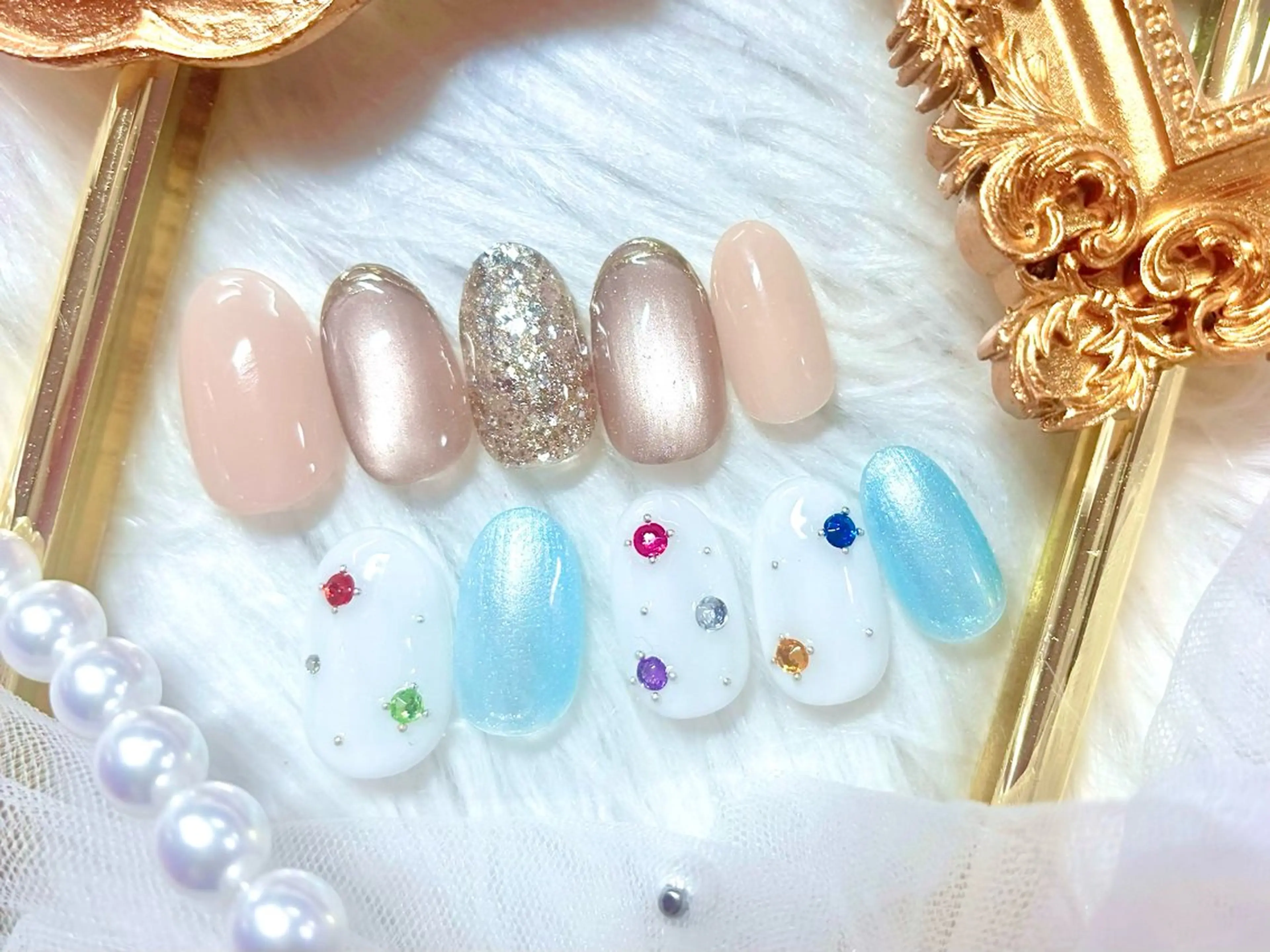 ネイル シンプルネイル ハンドネイル Noix 横浜のネイルデザイン