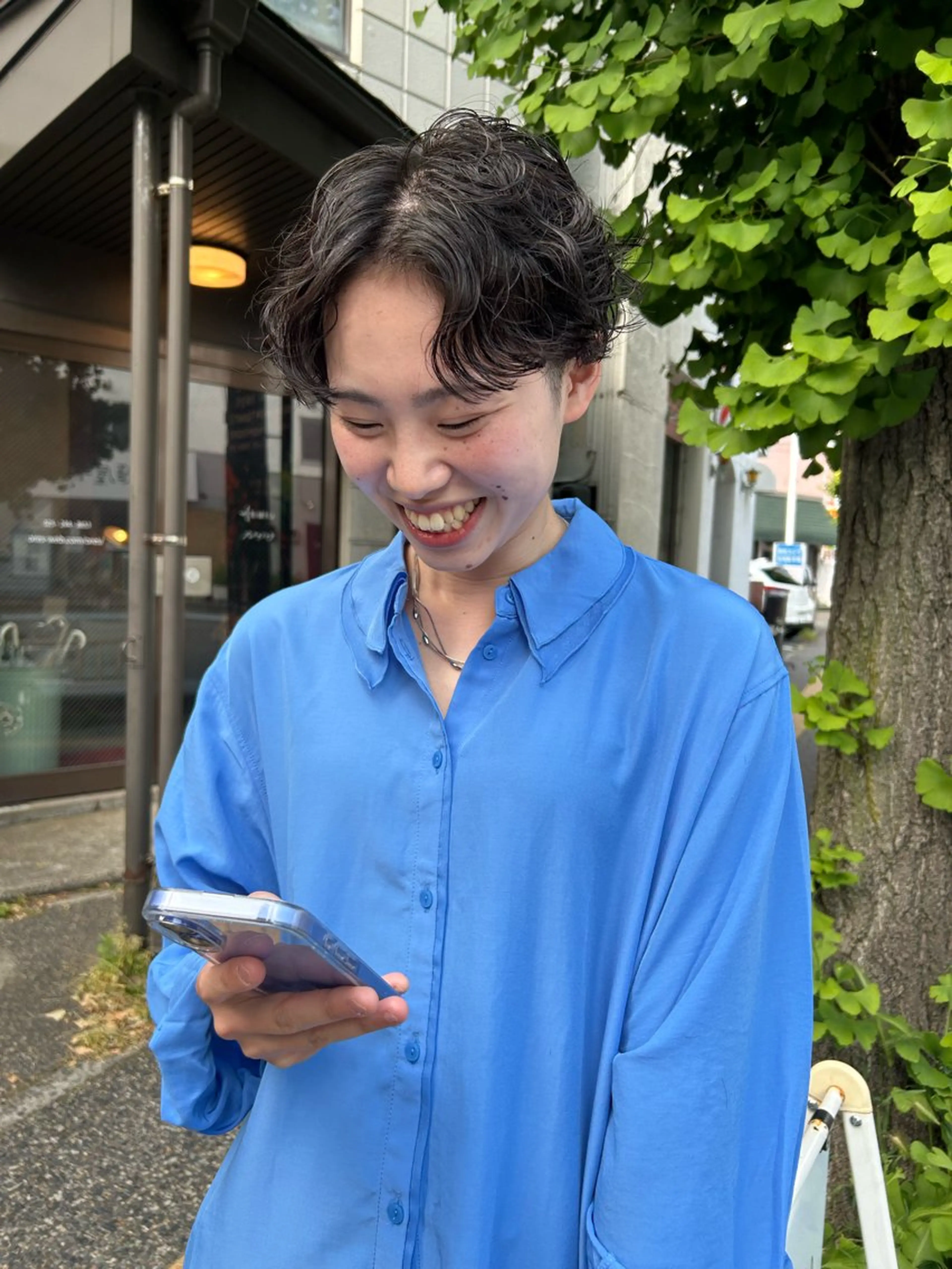 ショート パーマ ORe'S HAIR BE　GLaDまなみのヘアスタイル