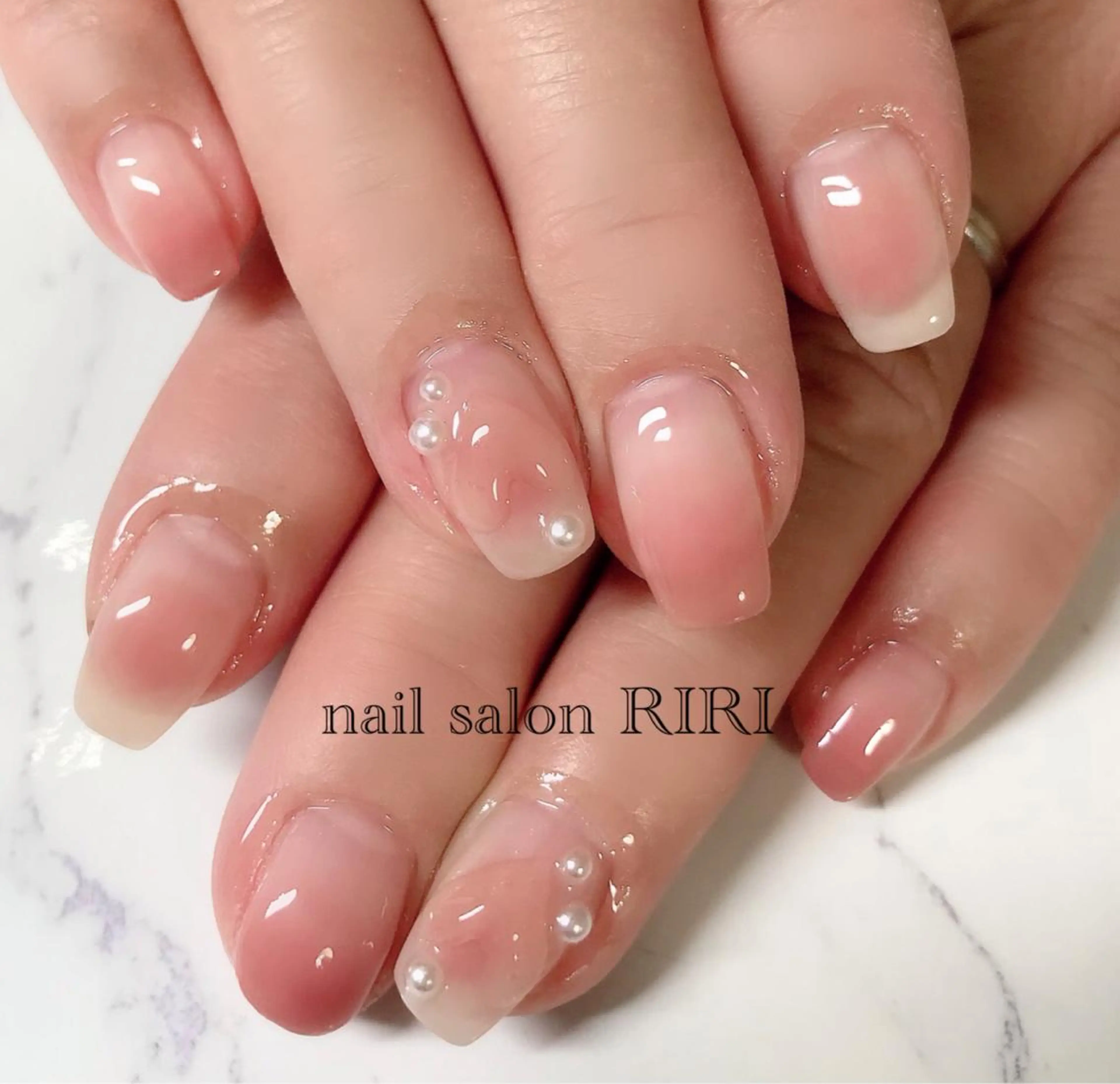 ネイル チークネイル グラデーション private  nail  salon RIRI所属・RIRI リリのネイルデザイン
