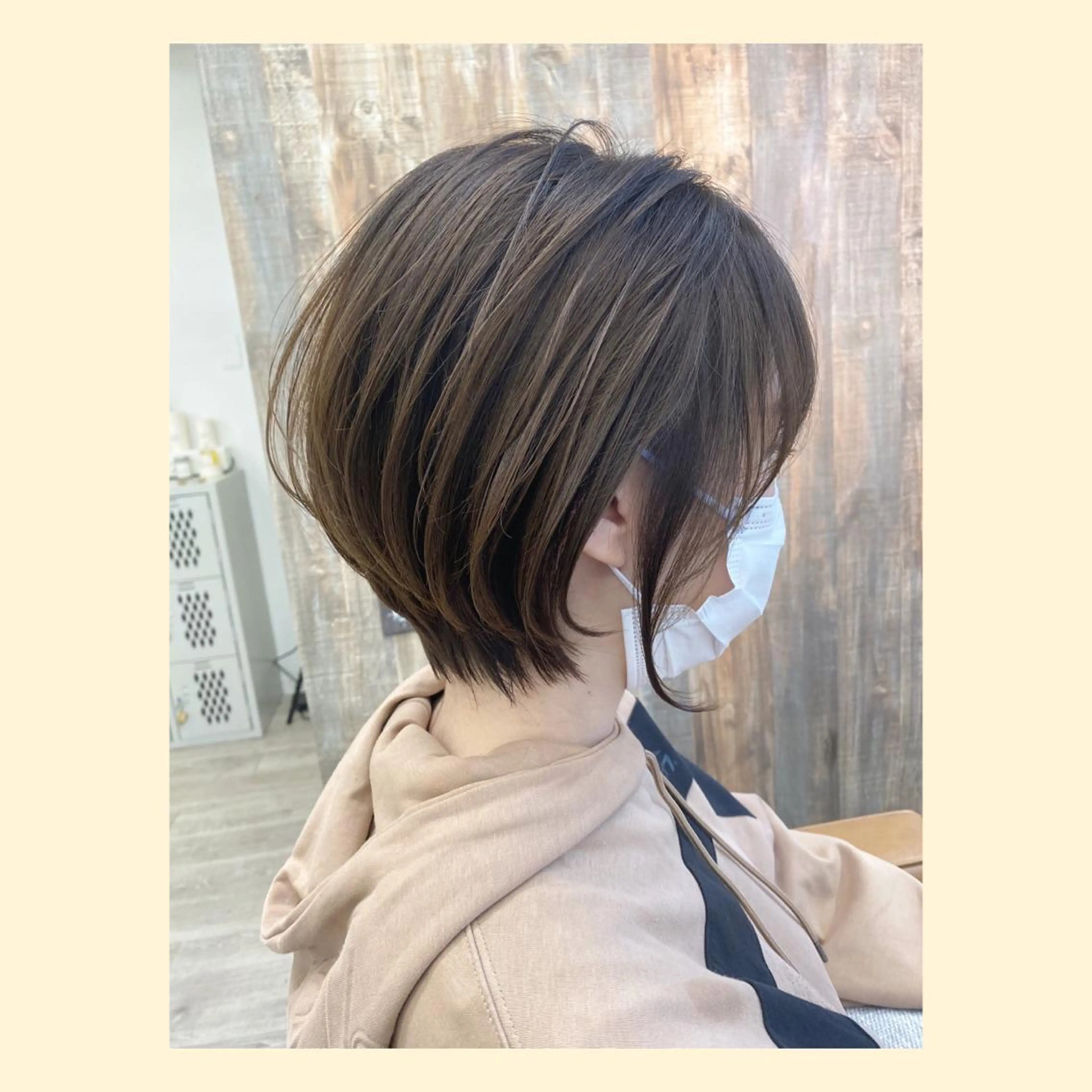 ショート カラー カット ヘアカラー トリートメント 🌈ショート/レイヤ ーカット/中村崇宏のヘアスタイル