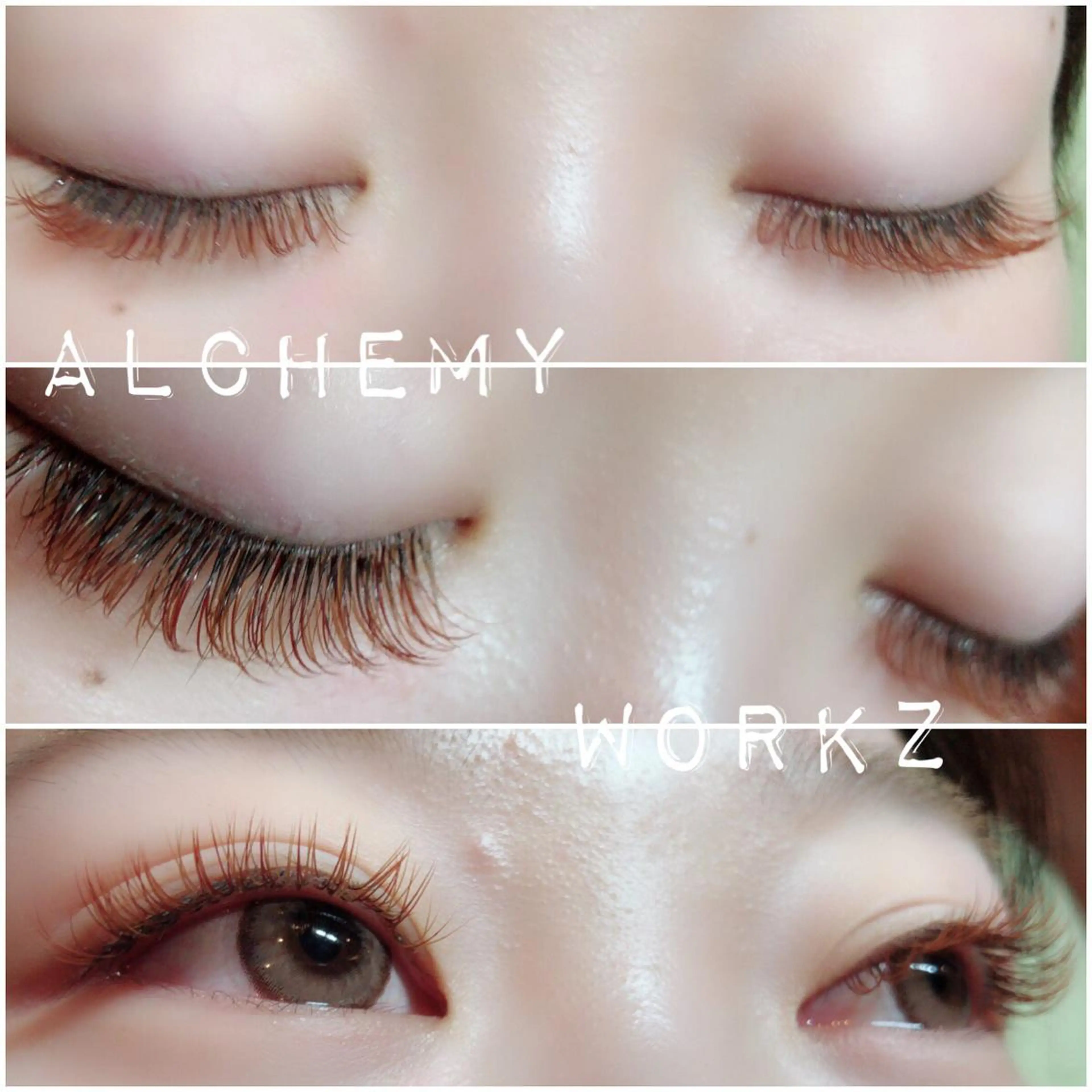 マツエク・マツパ 付け放題 カラーマツエク alchemy workzのマツエク・マツパデザイン