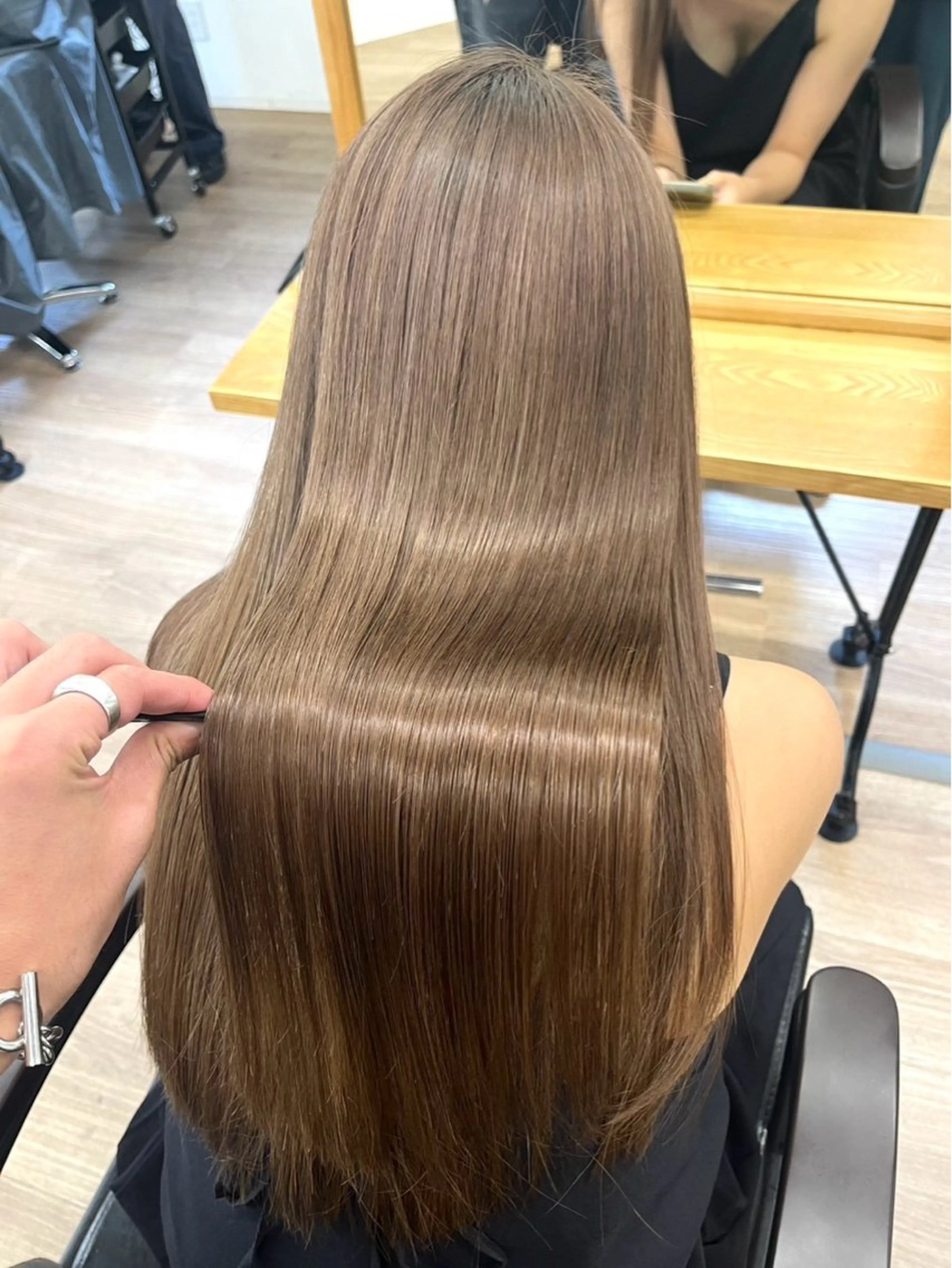 ロング カラー 藤原航/艶髪 /カットモデル大募集のヘアスタイル