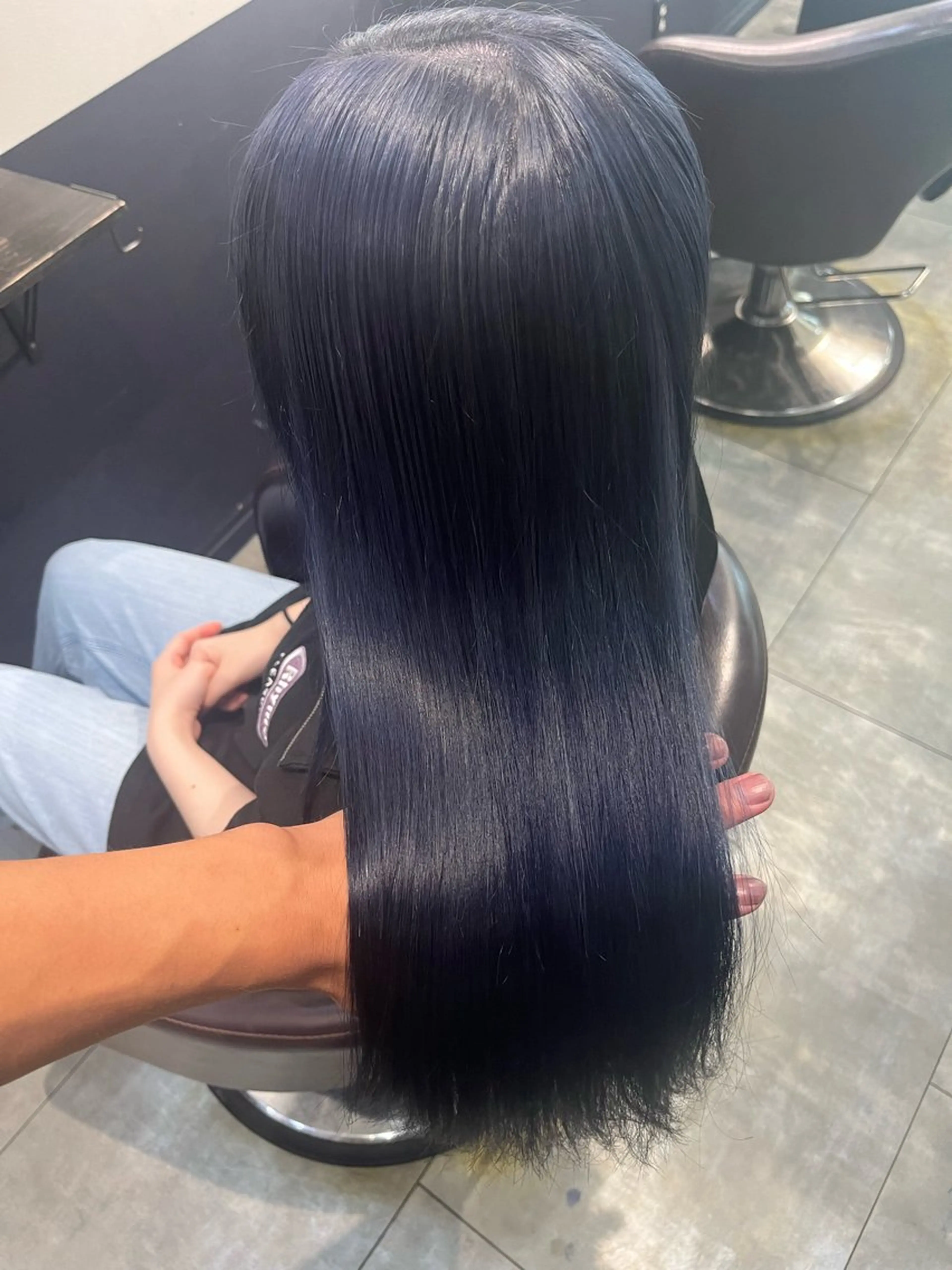 ロング ヘアカラー トリートメント 🌈カラー特化 ハイトーンけいと🌈のヘアスタイル