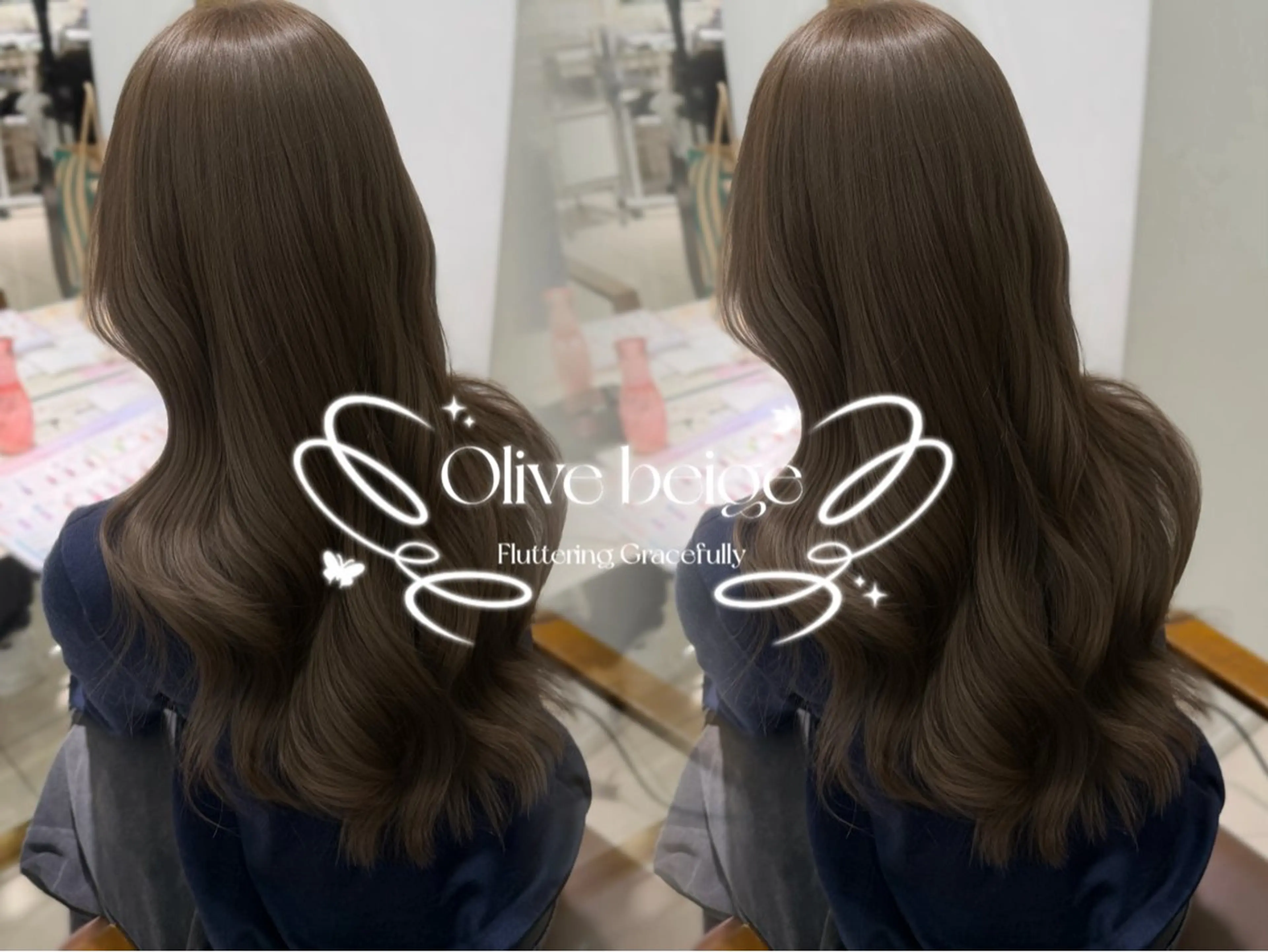 ロング カラー ヘアカラー 韓国系艶髪🎀 miyuuのヘアスタイル